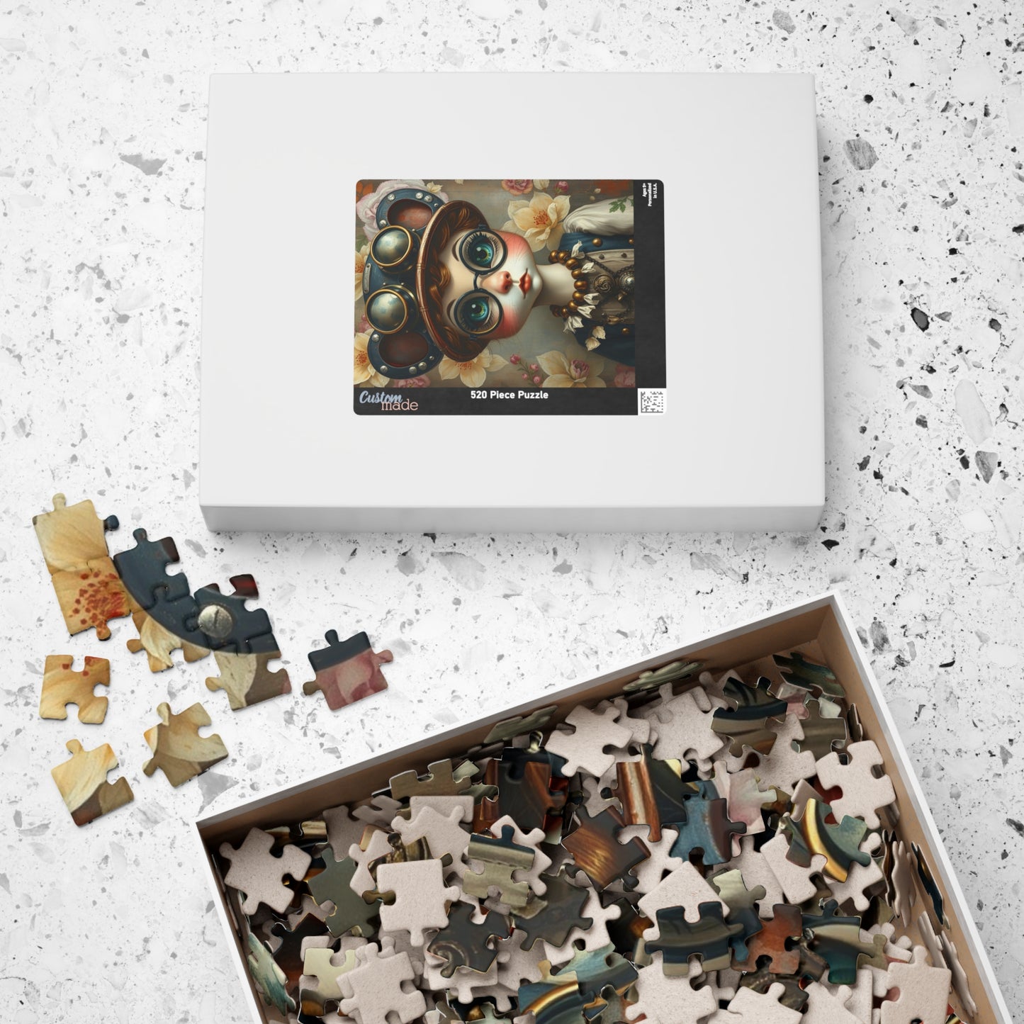 Whimsical Steampunk Character Puzzle - 110, 252, 520, 1014-piece, Fun Activity for Home Entertainment, Gift for Puzzle Loving Friend Puzzle The Puzzle Chest