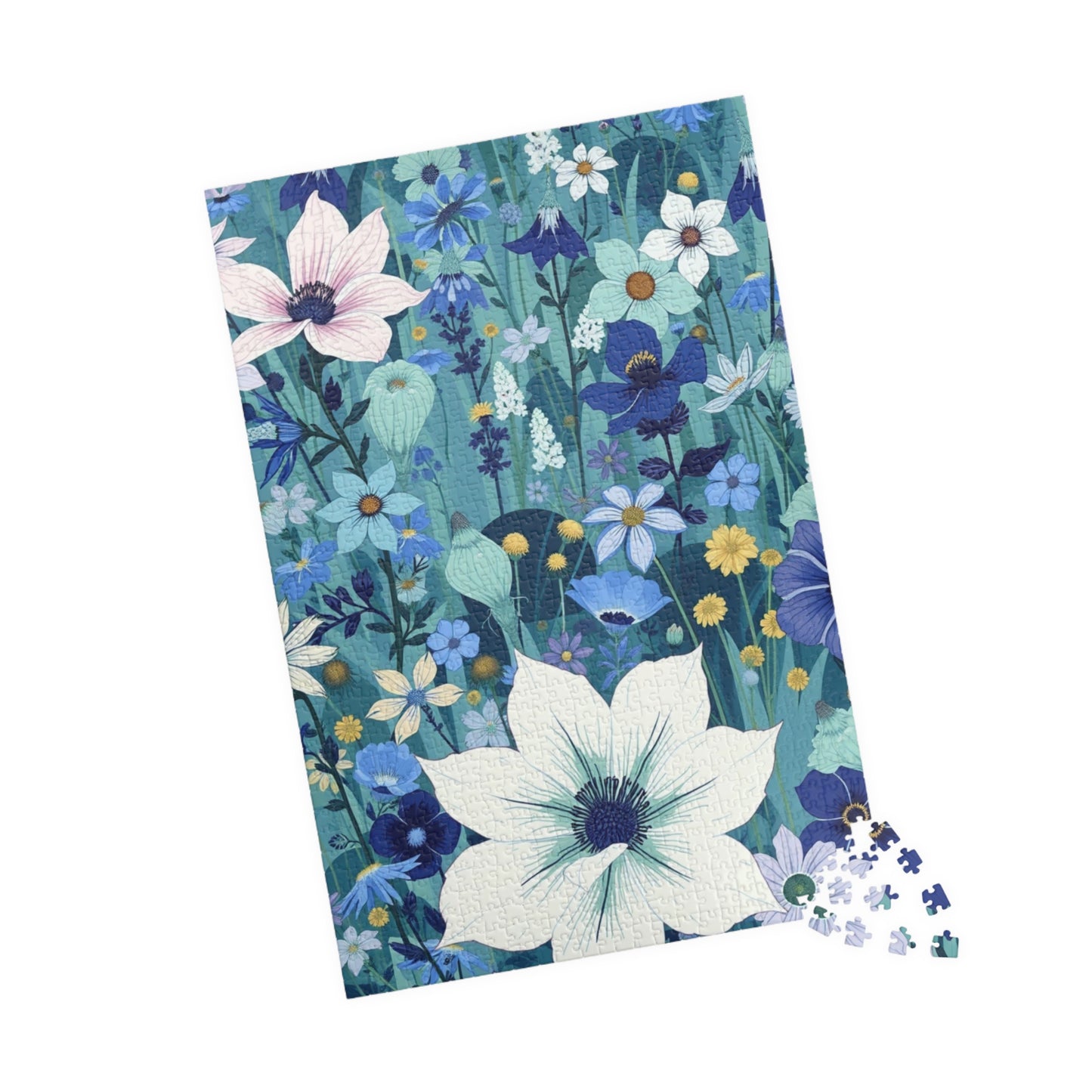 Floral Puzzle - Nature-Inspired Jigsaw Game, Gift for Nature Lovers, Eco-Friendly Solo Fun or Family Entertainment Puzzle The Puzzle Chest