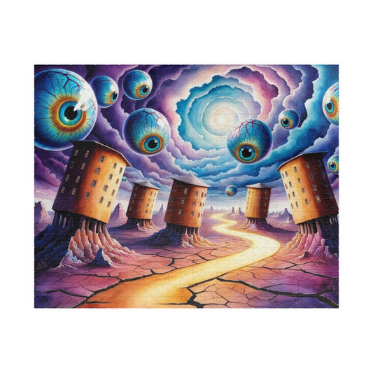 Puzzle, Fantasy Weirdcore Jigsaw for Adults, Surreal Landscape Mind-Bending Game, Interactive Family Activity, Home Entertainment, Hobby 520 pcs (Horizontal) Puzzle The Puzzle Chest