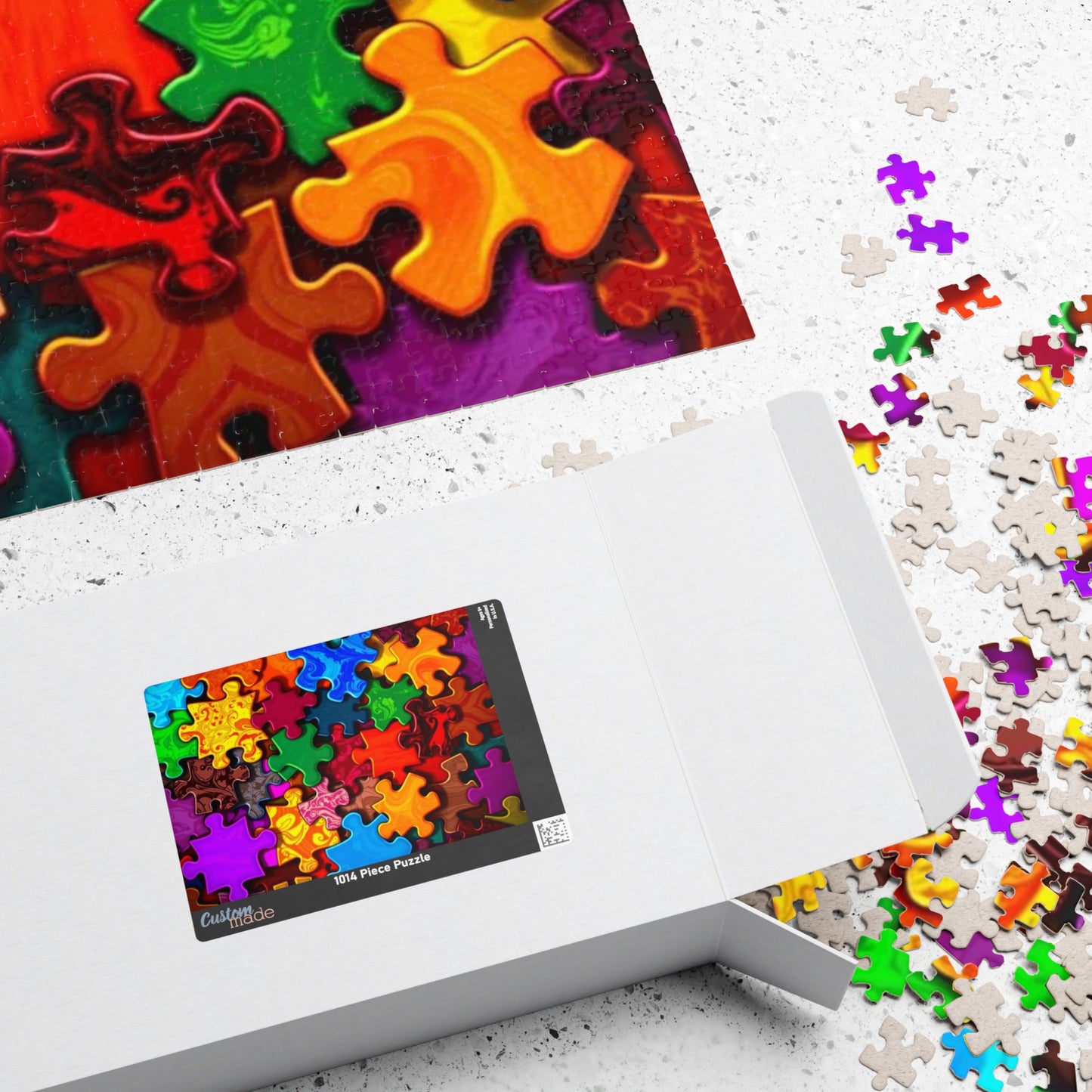 Chaotic Puzzle Piece Jigsaw Collage Puzzle - Fun for Adults, Family Game Night Activity, Creative Hobby, Senior Mental Exercise Puzzle The Puzzle Chest