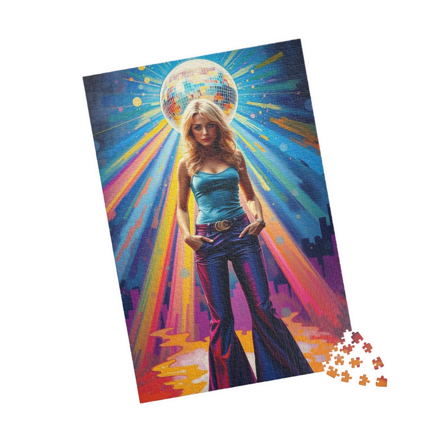 Disco Vibe Jigsaw Puzzle - 110 to 1014 Pieces, Retro Artwork Pop Art, Perfect Gift for Nostalgia Lovers, Party Entertainment, Family Fun Puzzle The Puzzle Chest