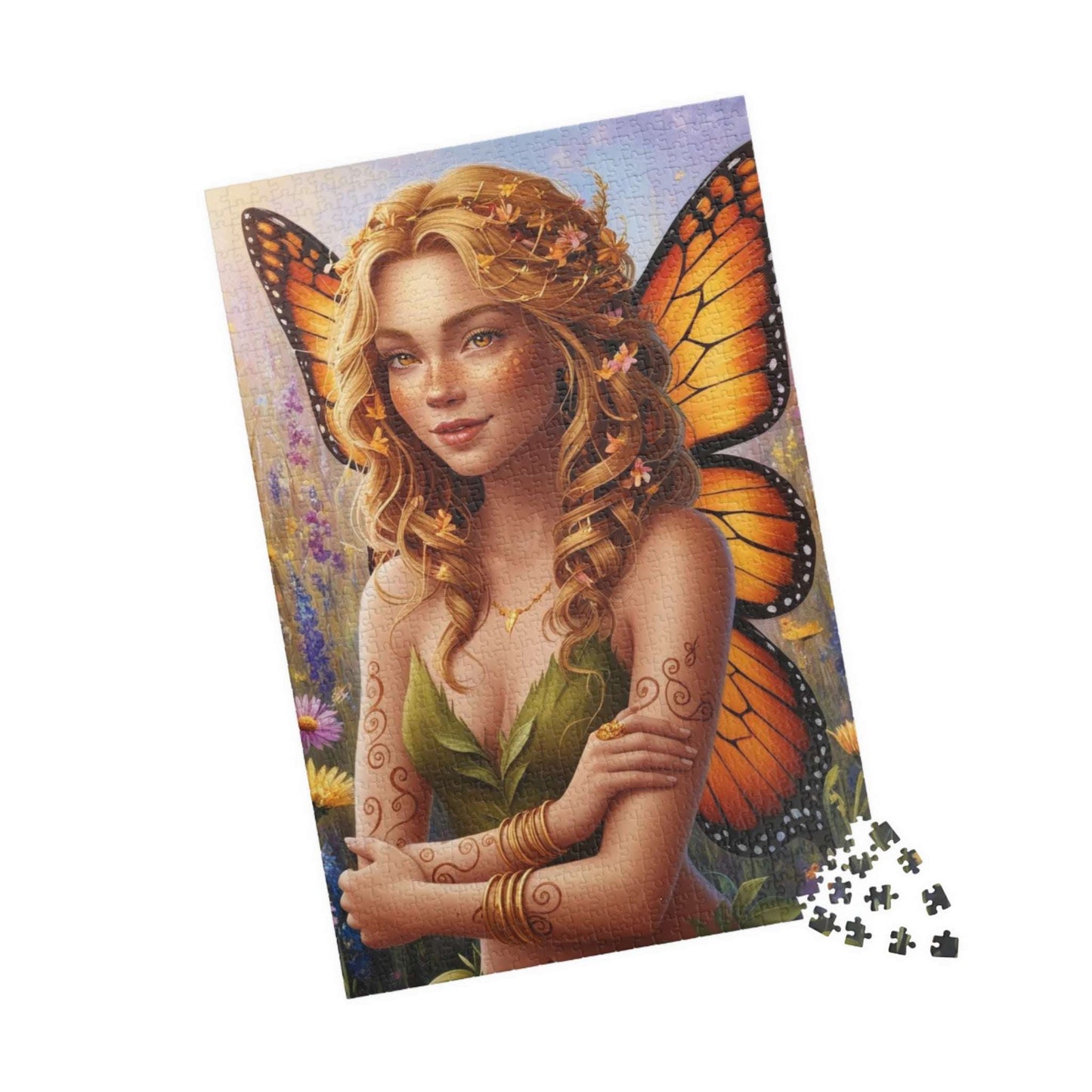 Enchanting Fairy Puzzle, Beautiful Art Nature Theme Jigsaw Game, Friend Gift for Fantasy Lover, Family or Solo Fun Indoor Activity, Relaxing Puzzle The Puzzle Chest