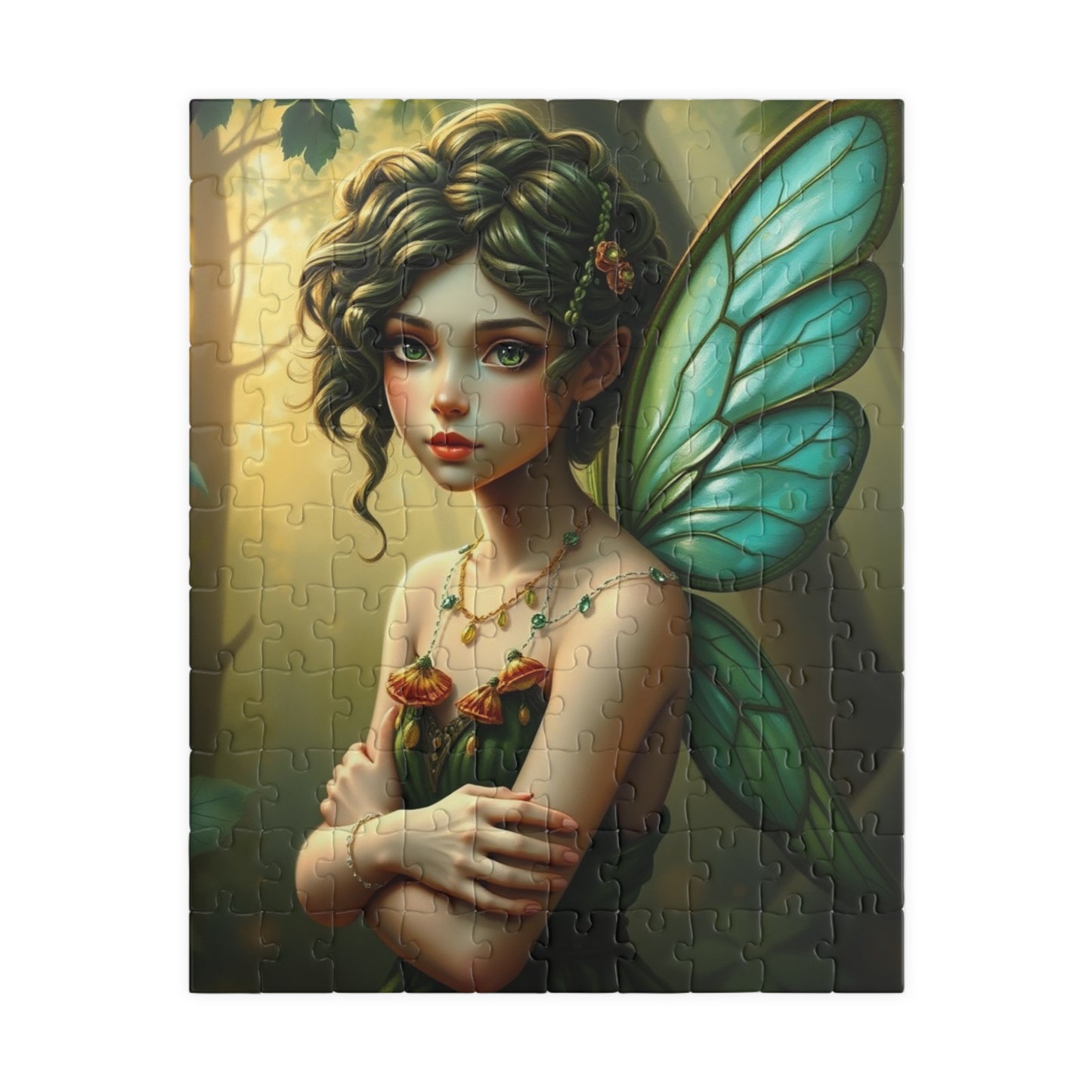 Fairy Enchantment Puzzle, Jigsaw Puzzle for Adults, Unique Fantasy Gift for Puzzle Lovers, Home Entertainment, Family Activity or Solo Fun