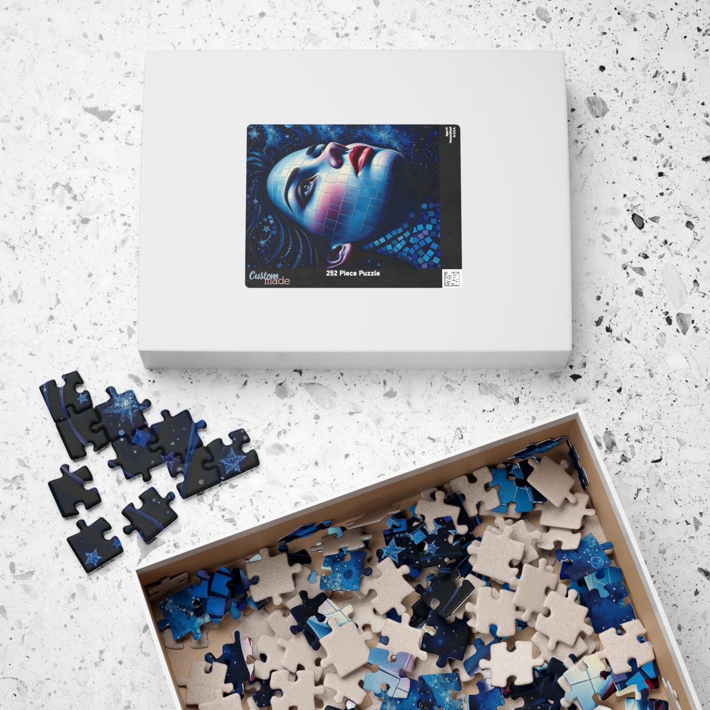 Mystical Woman Mosaic Jigsaw Puzzle, 110-1014 Pieces, Unique Puzzle Artwork, Perfect Gift for Art Lovers, Relaxation, Family Game Night Puzzle The Puzzle Chest