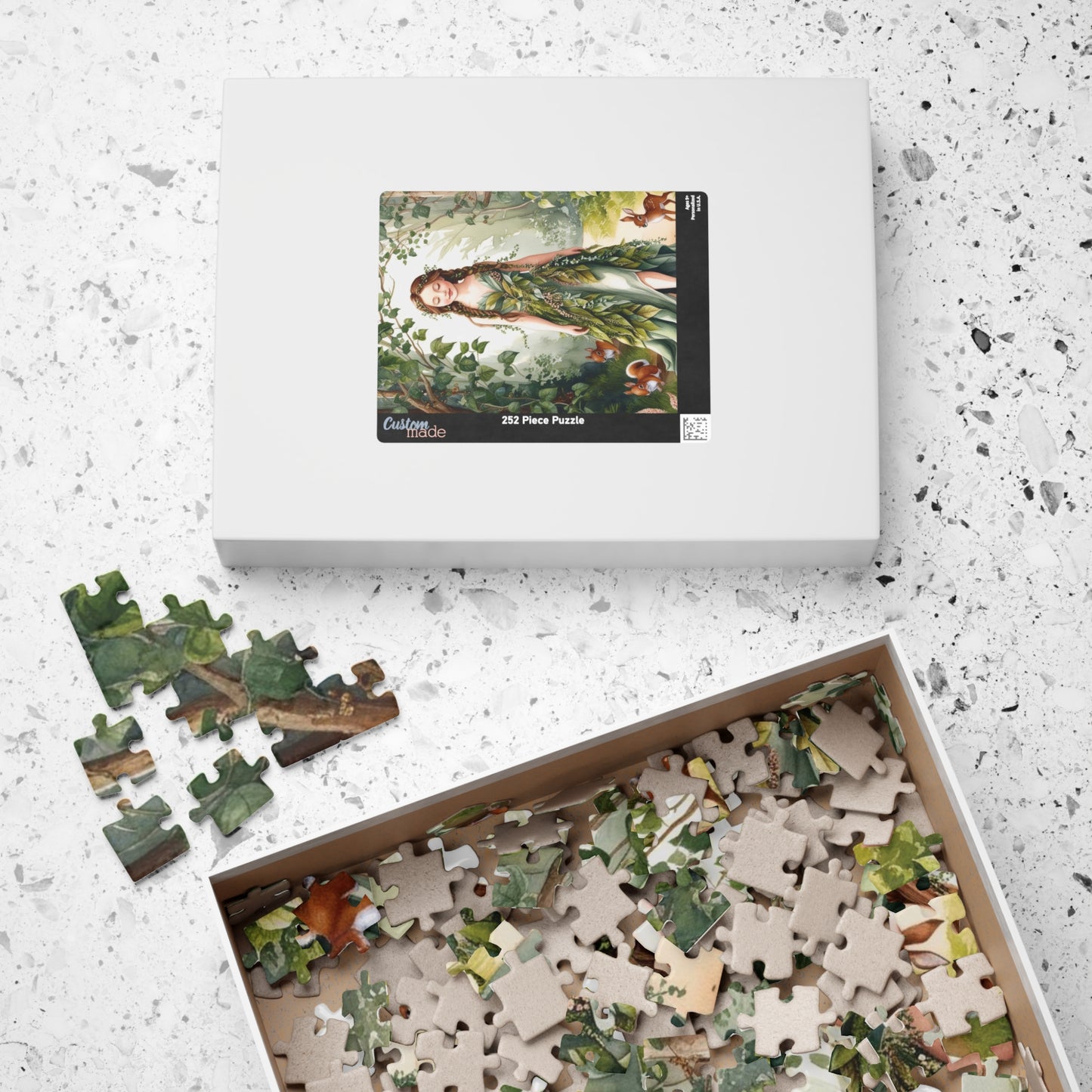 Whimsical Forest Nymph Puzzle, Mythical Creature Jigsaw Game, Best Unique Gift for Puzzle Lover Hobbyist, Fun Family Activity, Mindfulness Puzzle The Puzzle Chest