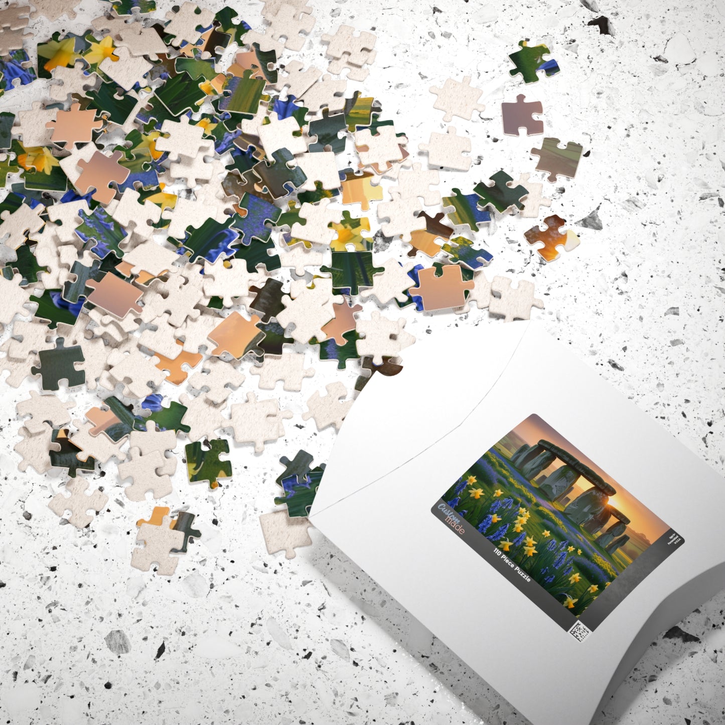 Stonehenge Sunrise Puzzle - 110, 252, 520, 1014-Piece, Famous European Landmark Jigsaw, Mind Game, Meditation Activity, Gift Puzzle The Puzzle Chest