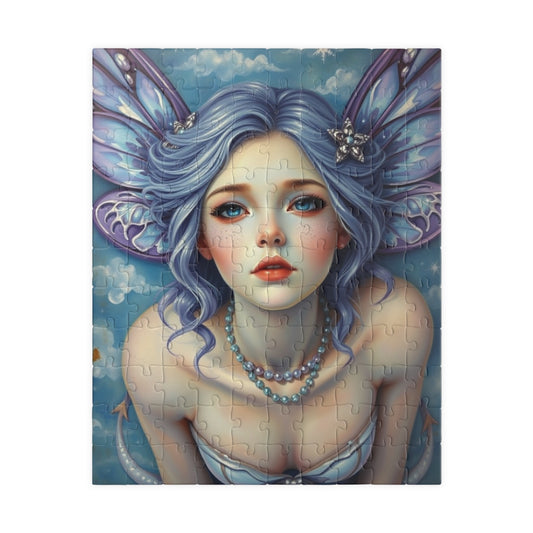 Enchanted Fairy Puzzle, 110 252 520 1014-piece, Art Therapy, Home Entertainment, Best Friend Gift for Nature Lovers, Mindful Family Activity 110 pcs (Vertical) Puzzle The Puzzle Chest