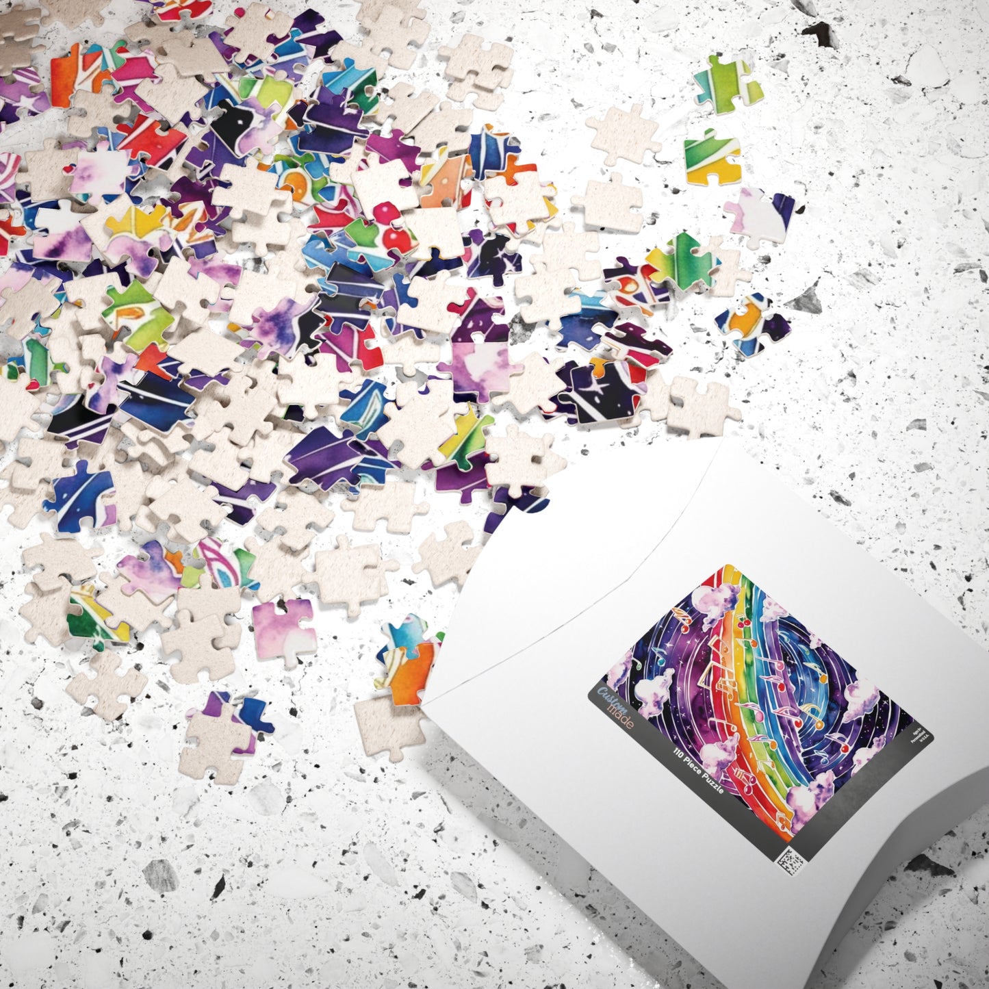 Musical Galaxy Puzzle, Music Nebula Trippy Jigsaw, Music Lover Unique Gift Idea, Mindfulness Activity, Relaxing Hobby, Family Entertainment Puzzle The Puzzle Chest