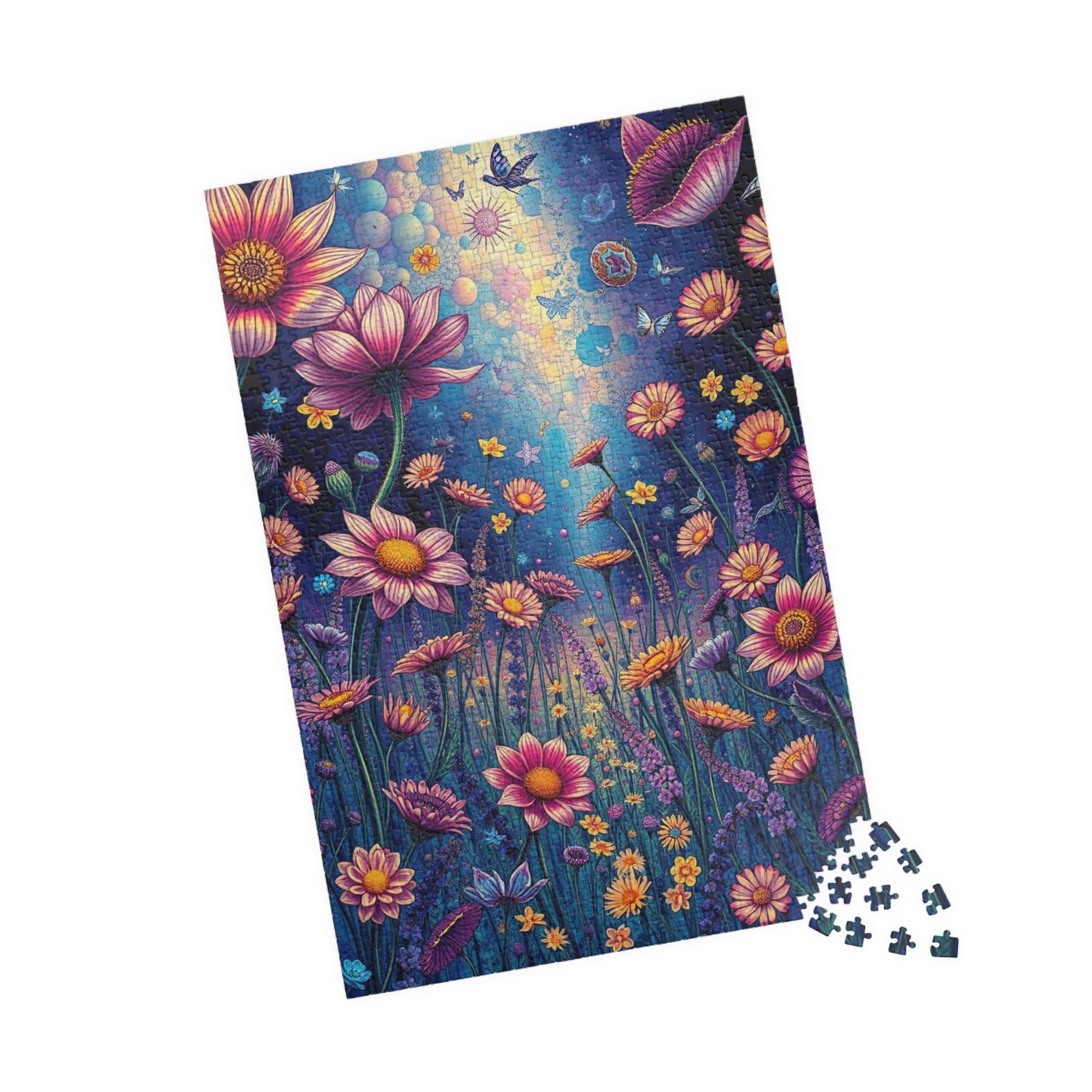 Floral Serenity Puzzle - 110 to 1014 Pieces, Perfect for Family Game Night, Gift for Nature Lovers, Mindful Relaxation, Home Entertainment Puzzle The Puzzle Chest