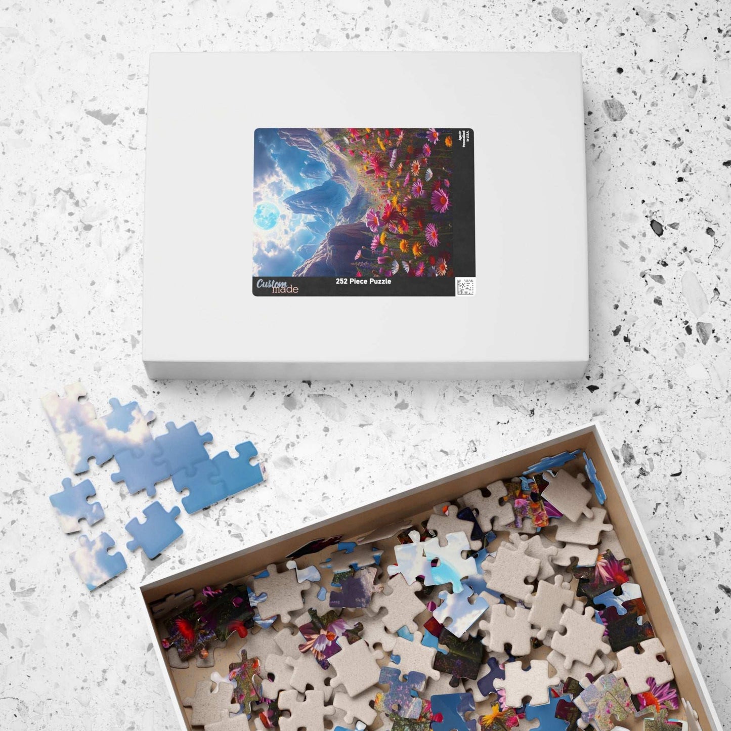Nature's Serenity Landscape Puzzle, 110, 252, 520, 1014-piece, Floral Jigsaw Art Game for Mindfulness, Gift for Nature Lovers, Relaxation Puzzle The Puzzle Chest