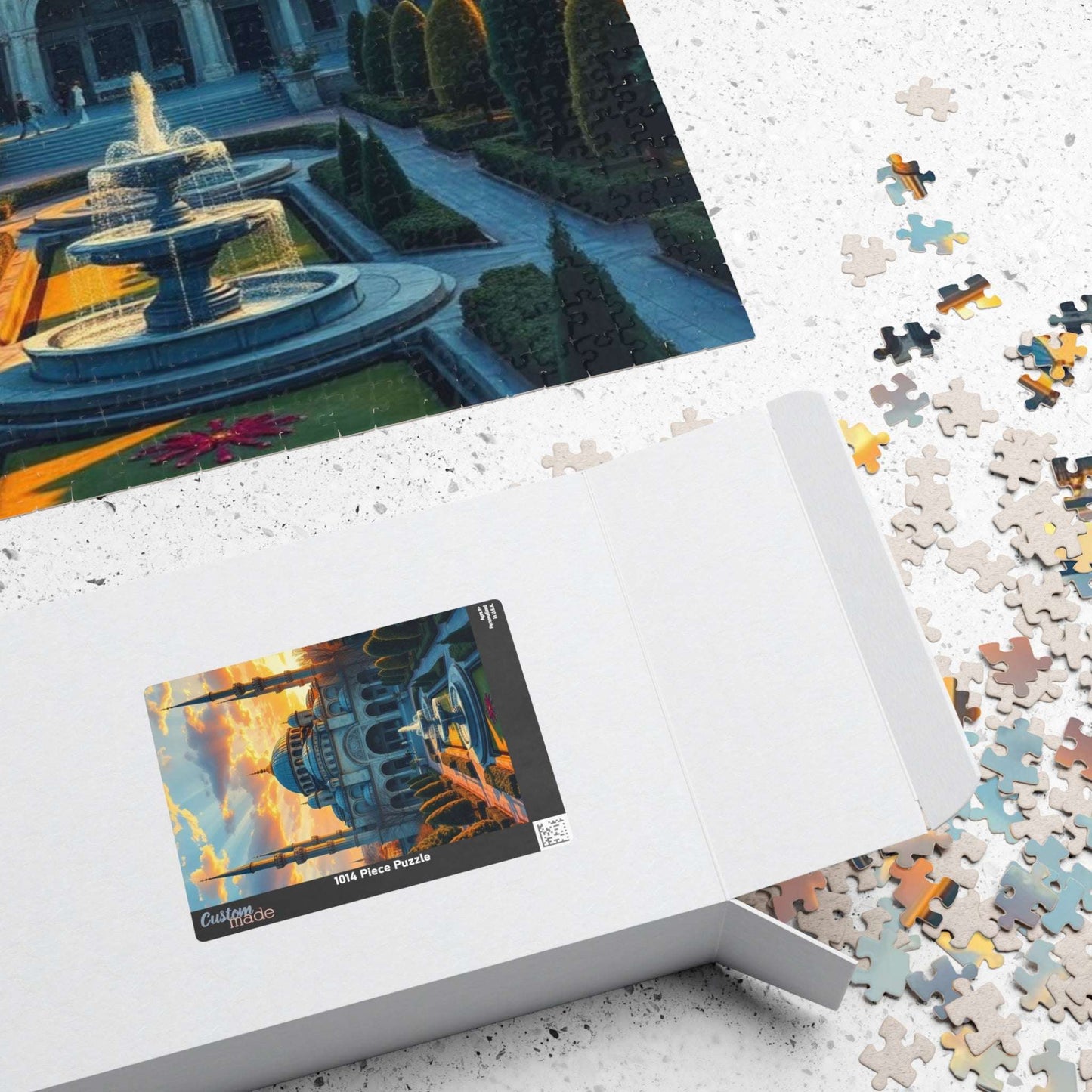 Blue Mosque Puzzle – Jigsaw of Istanbul Landmark, Islamic Architecture and Minarets Puzzle The Puzzle Chest