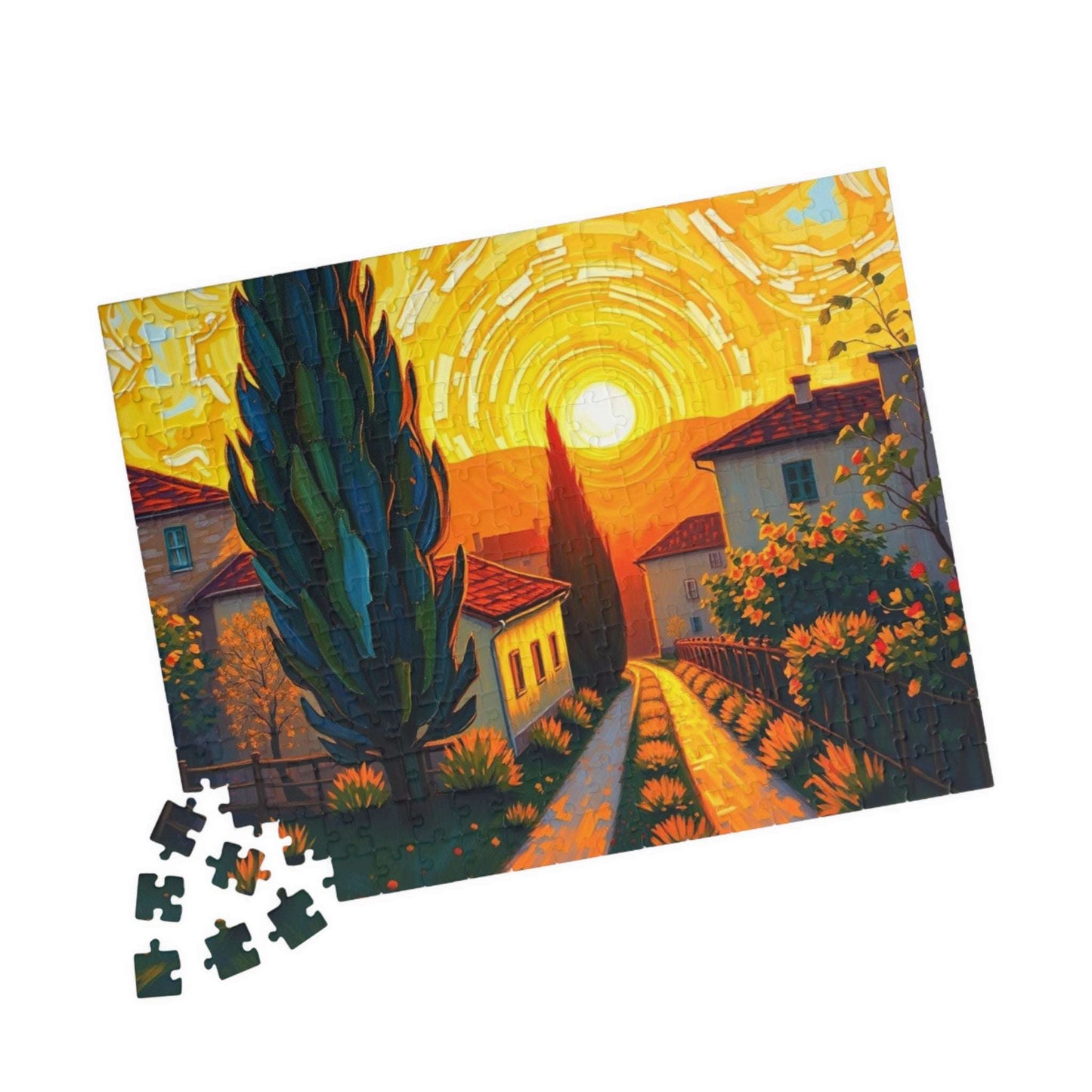Sunset Serenity Landscape Puzzle, 110-1014 Piece Jigsaw Puzzle for Adult, Gift for Friend, Family Fun Game Night, Relaxation Activity, Peace Puzzle The Puzzle Chest
