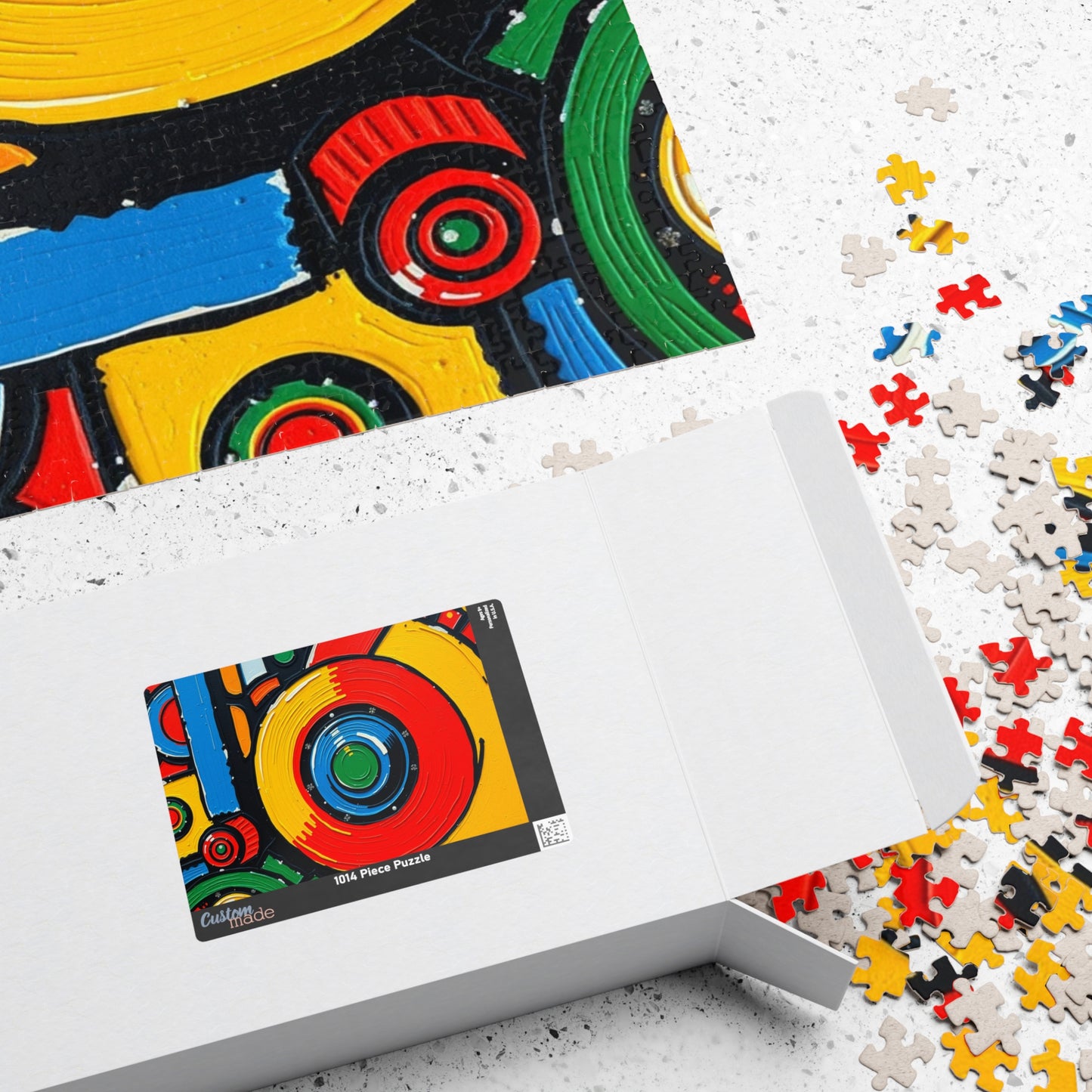 Colorful Abstract Jigsaw Puzzle, 110, 252, 520, 1014-piece, Mindful Fun, Art Lover Gift, Family Activity, Game Night Essential, Brain Teaser Puzzle The Puzzle Chest