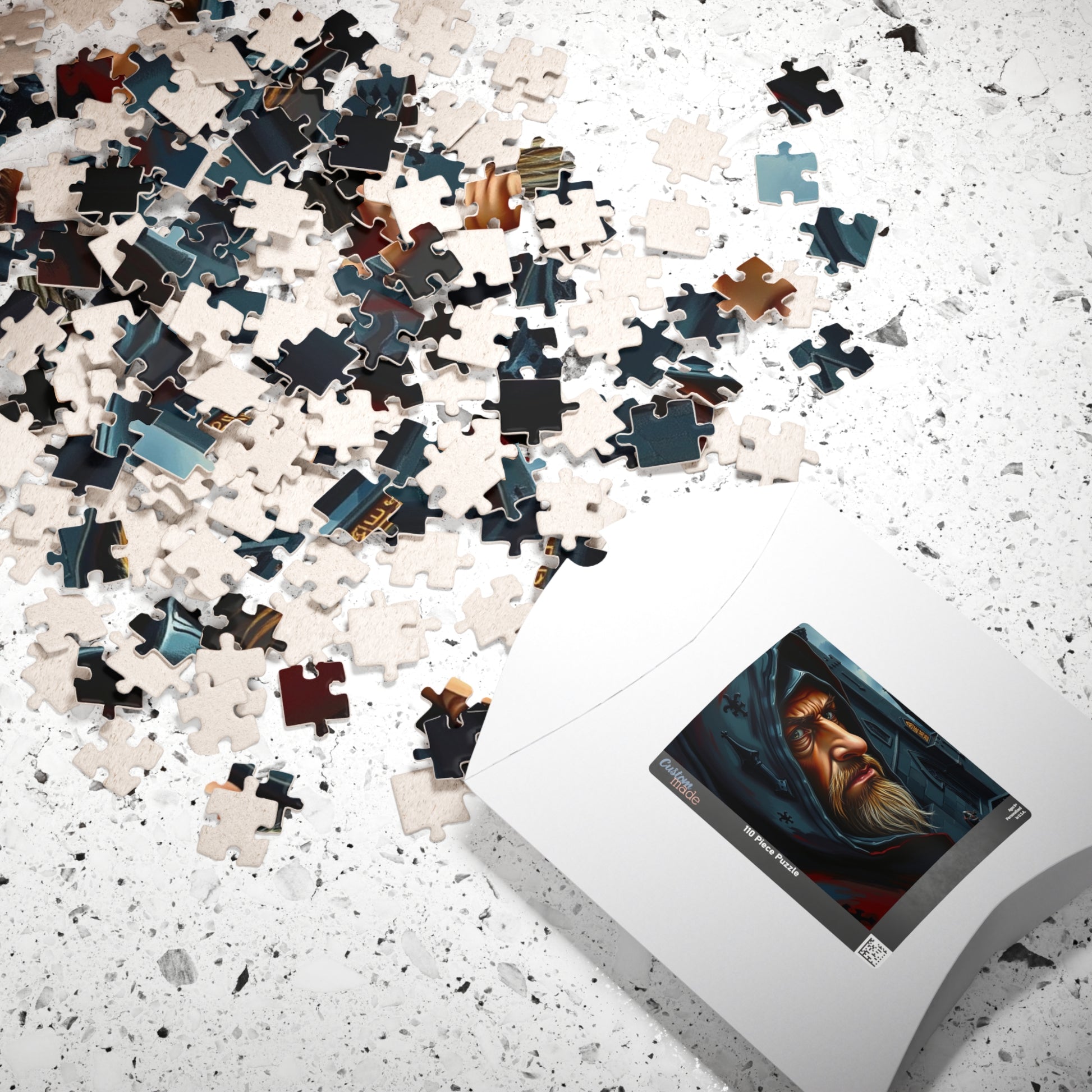 Mystical Wizard Puzzle - Enigmatic Art for Puzzle Lovers, Unique Gift for Adults, Fantasy Decor, Family Fun, Brain Teaser, Holiday Activity Puzzle The Puzzle Chest