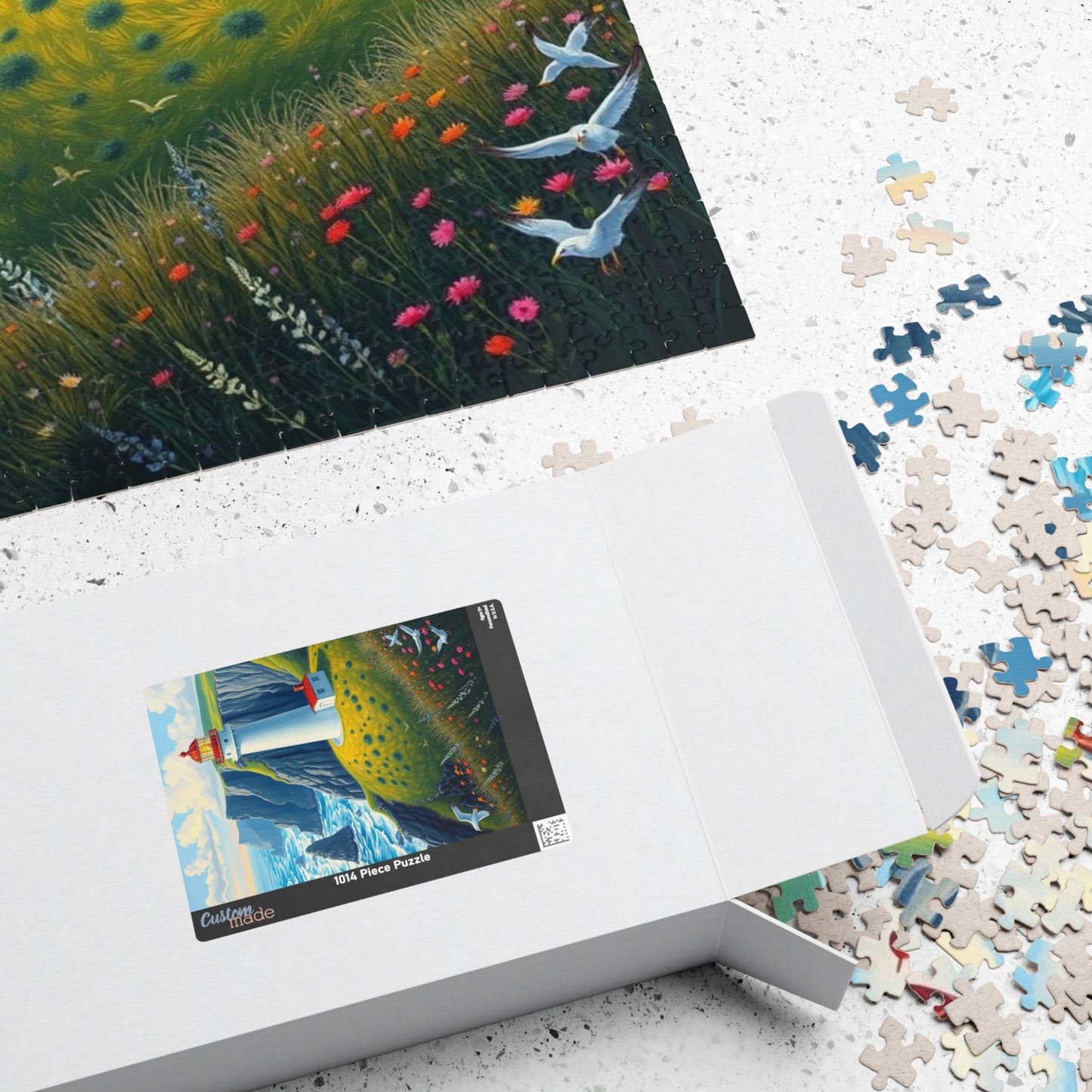 Lighthouse Puzzle - 110 252 520 1014-Piece, Coastal Decor, Gift for Puzzle Lovers, Ocean Scene Challenge, Family Activity Puzzle The Puzzle Chest