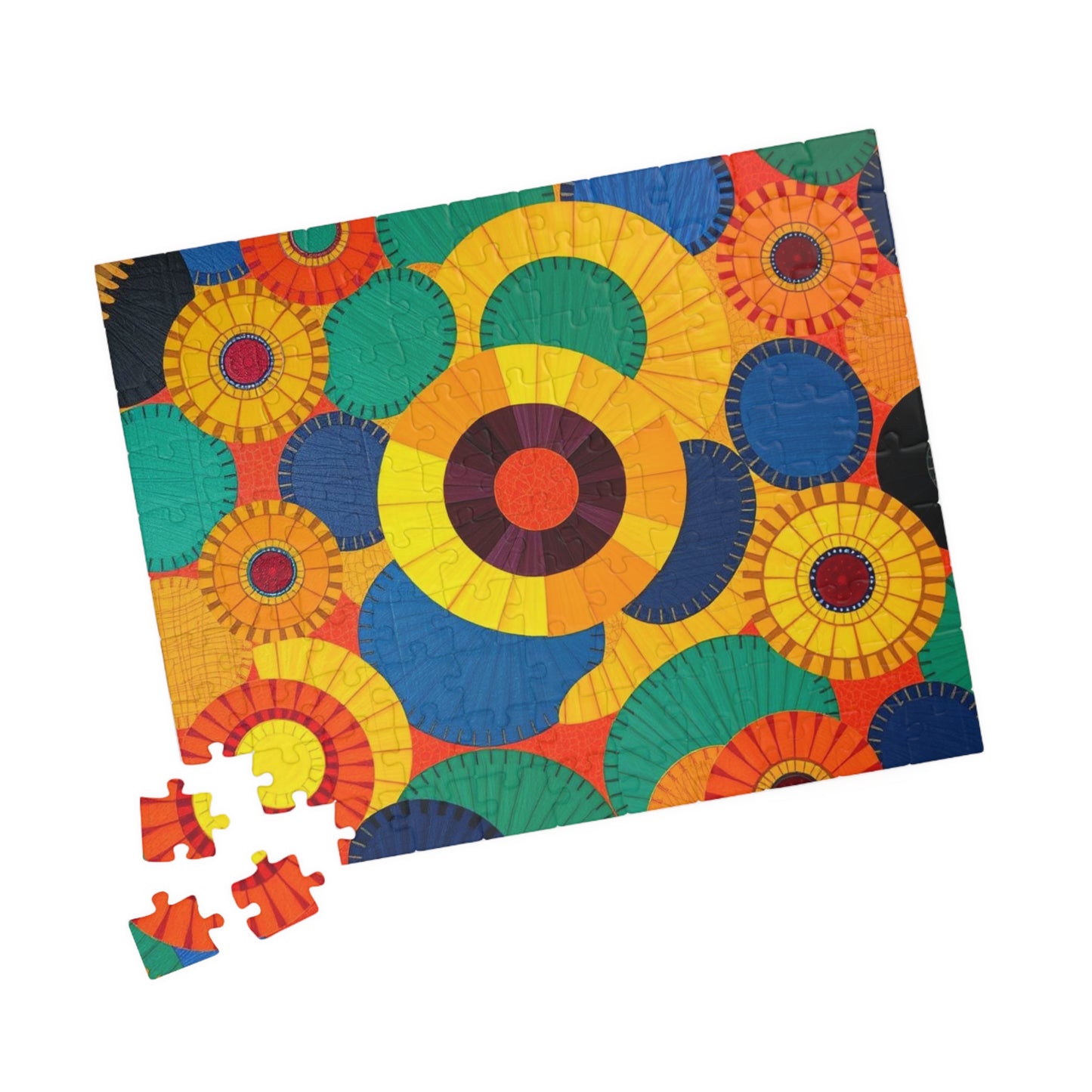 Colorful Abstract Jigsaw Puzzle Game for Adults, Perfect Family Activity, Home Entertainment, Gift for Puzzle Lover, Art Enthusiast Puzzle The Puzzle Chest