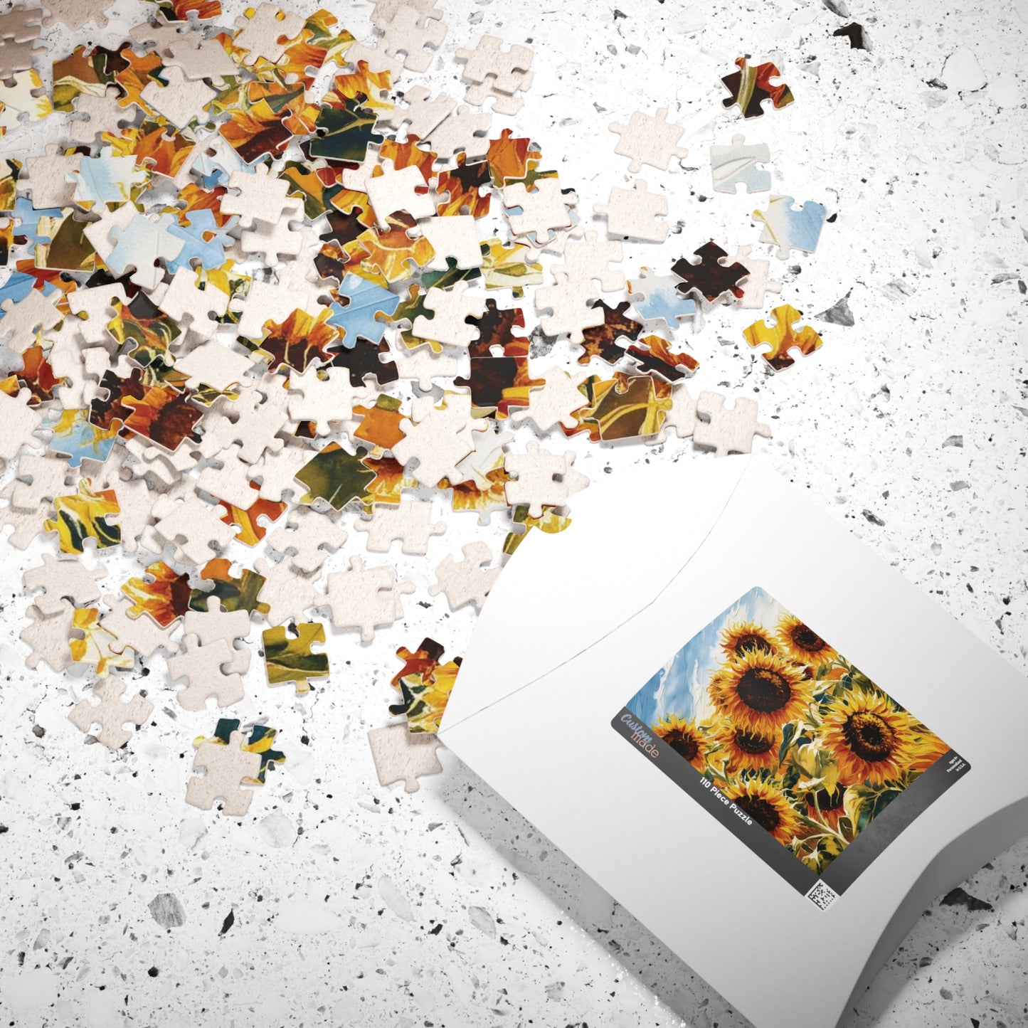 Sunflower Field Puzzle, Floral Jigsaw Game for Adult Home Entertainment, Family Game Night, Holiday Birthday Gift for Puzzle Loving Friends Puzzle The Puzzle Chest