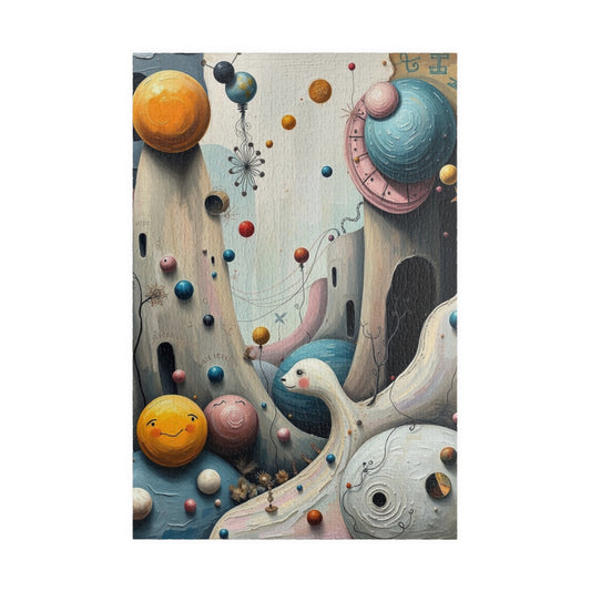 Fantastical Childlike World Puzzle for Adults, Abstract Shapes Jigsaw Game for Solo Fun, Family Activity, Puzzle Lover Gift for Friend 1014 pcs (Vertical) Puzzle The Puzzle Chest