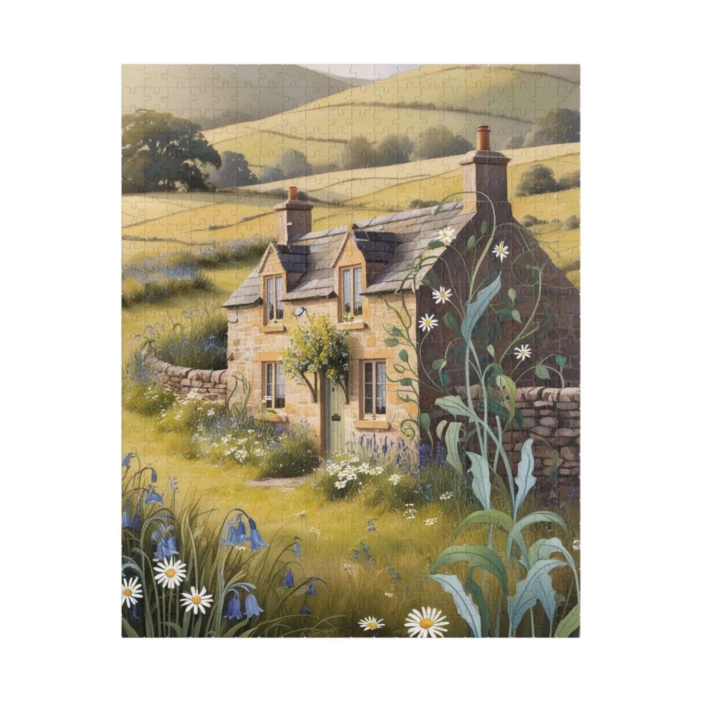 Charming Cottage Jigsaw Puzzle, 110-1014 Piece Relaxing Landscape Game for Adults, Unique Nature Lover Gift, Family Fun, Home Entertainment 520 pcs (Vertical) Puzzle The Puzzle Chest