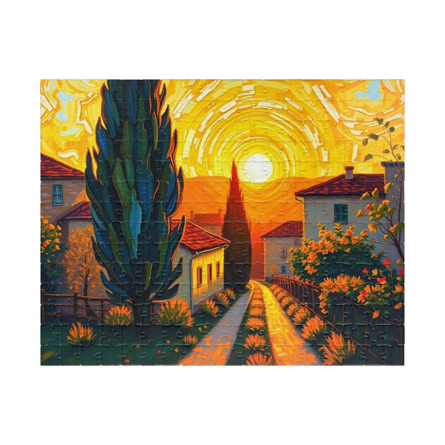 Sunset Serenity Landscape Puzzle, 110-1014 Piece Jigsaw Puzzle for Adult, Gift for Friend, Family Fun Game Night, Relaxation Activity, Peace 252 pcs (Horizontal) Puzzle The Puzzle Chest