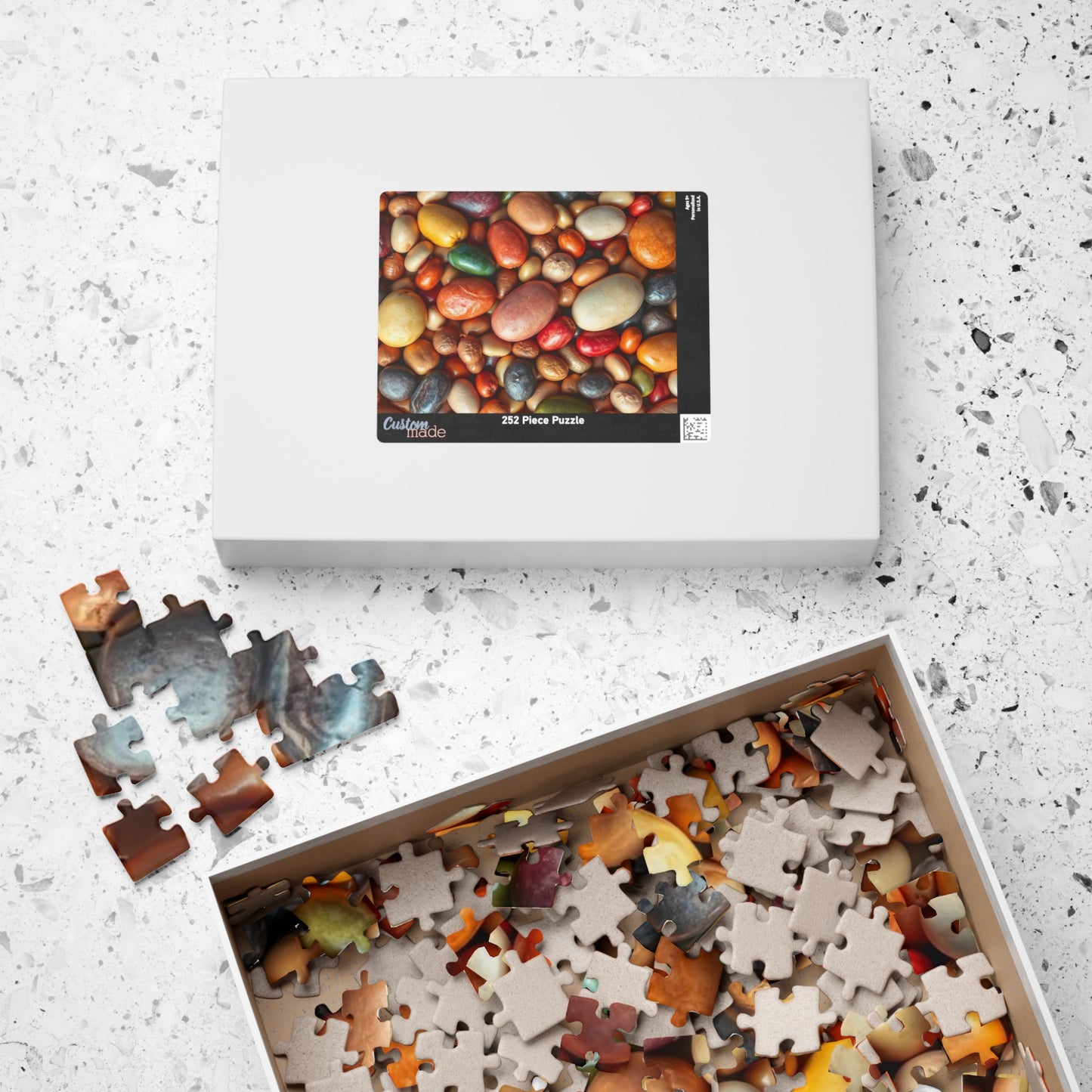 Chaotic Bean Puzzle - Jigsaw Collage, Fun Family Activity, Gift for Art Lovers, Classroom Game, Holiday Entertainment, Creative Hobby Puzzle The Puzzle Chest