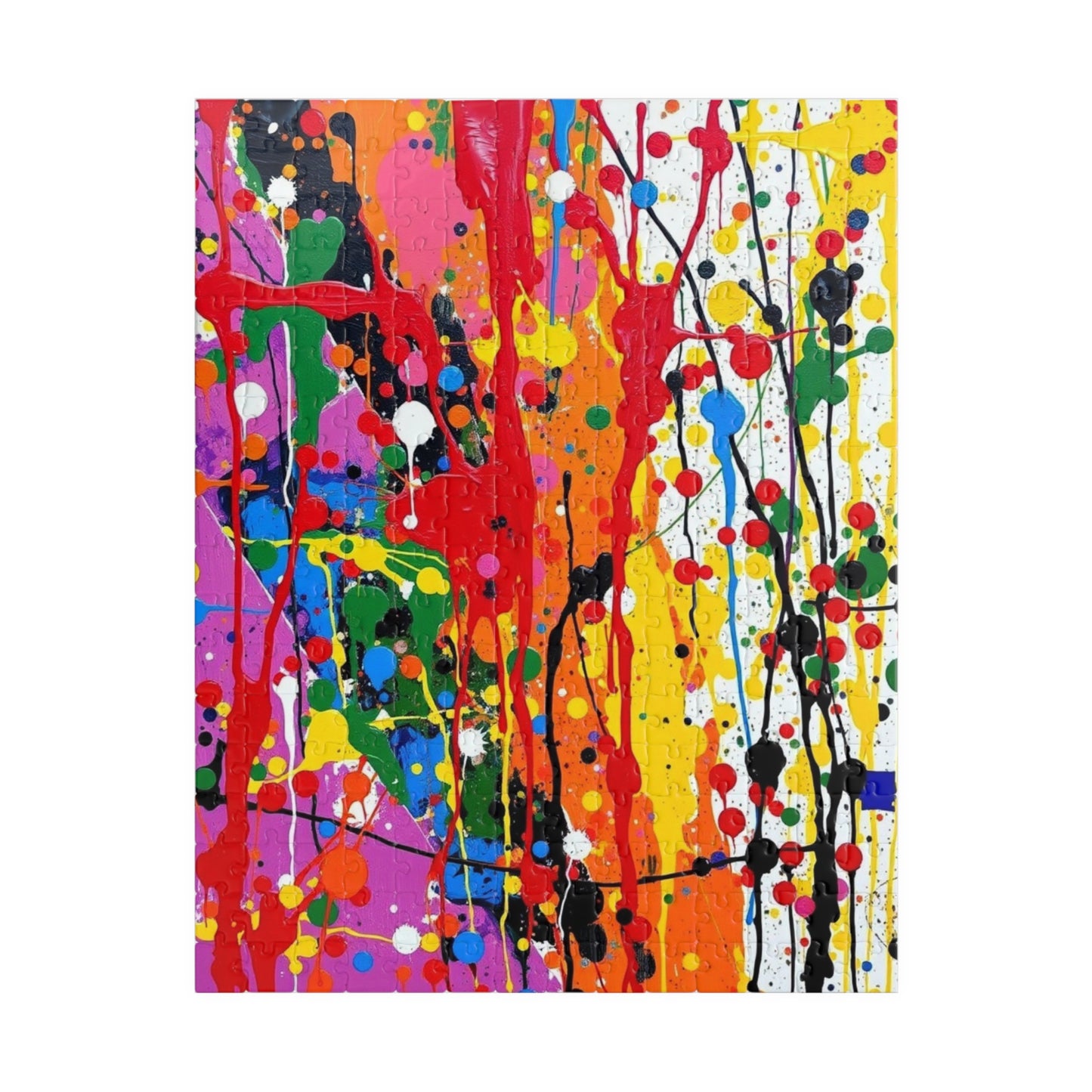 Colorful Abstract Art Puzzle for Family Activity or Solo Fun, Creative Puzzle Lover Gift for Adults, Mental Exercise for Seniors 252 pcs (Vertical) Puzzle The Puzzle Chest