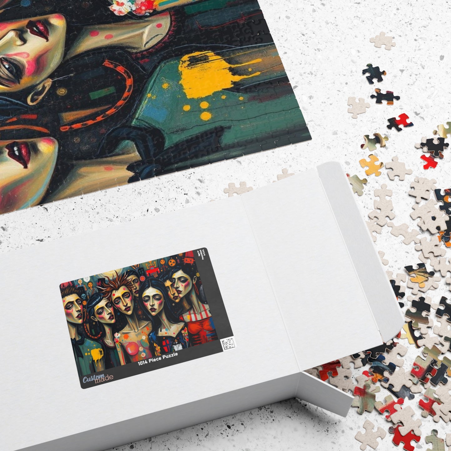 Artistic Gothic Jigsaw Puzzle - Party Scene, Game for Dark Art Lovers, Indoor Activity Solo Fun Entertaining Pastime, Best Puzzle Lover Gift Puzzle The Puzzle Chest