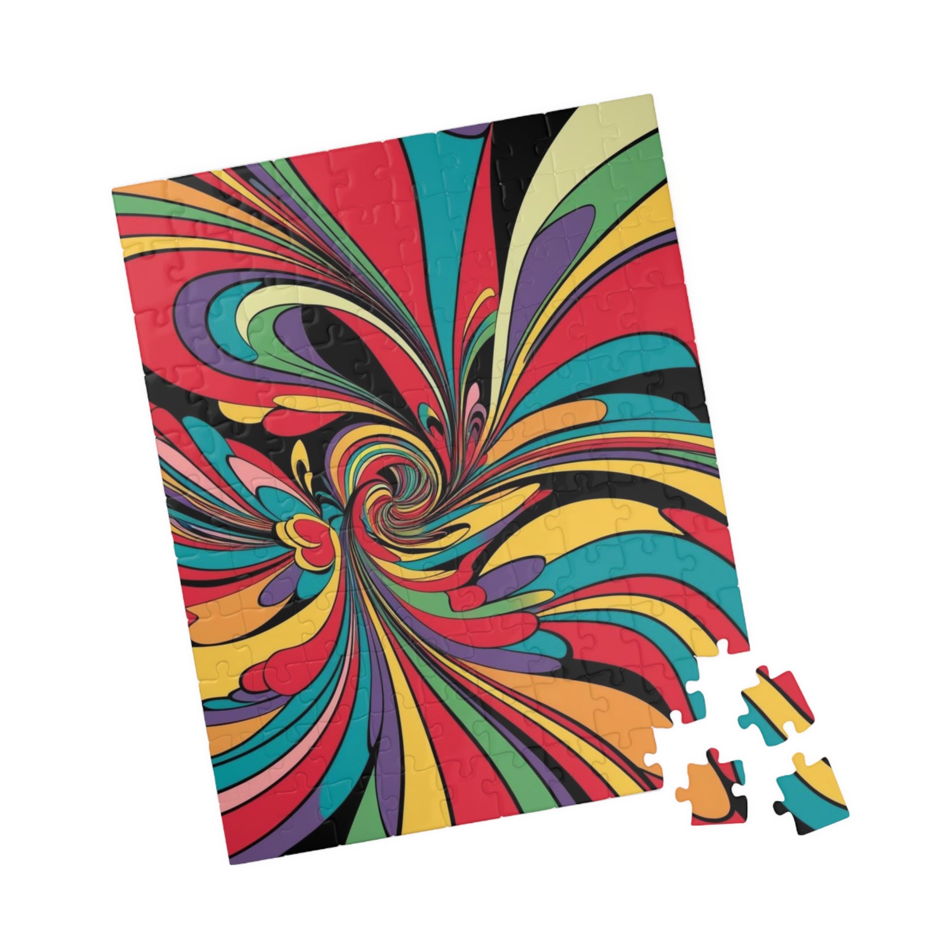 Colorful Swirl Puzzle - Pop Art Jigsaw Puzzle for Adults Puzzle The Puzzle Chest