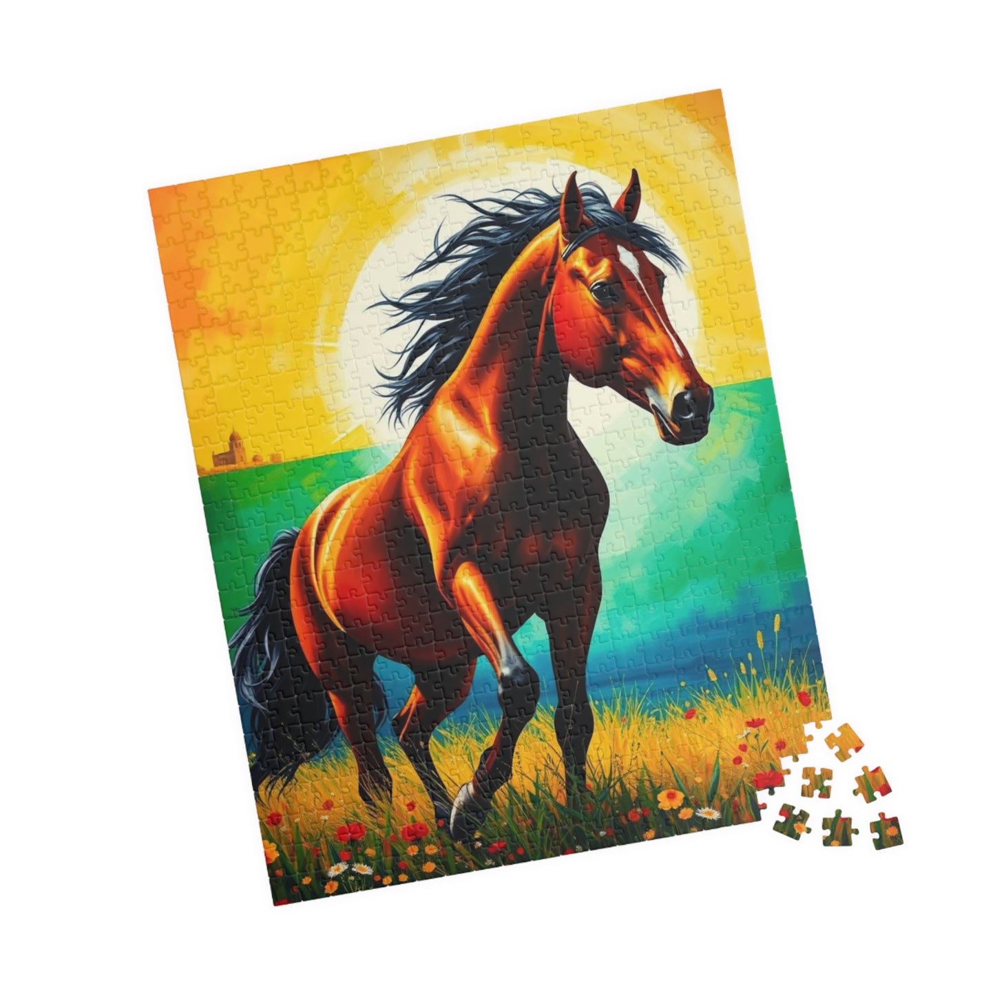 Majestic Horse Puzzle - 110 to 1014-piece Nature Theme Adult Jigsaw Game, Perfect Gift for Animal Lover Equestrian, Indoor Family Activity Puzzle The Puzzle Chest