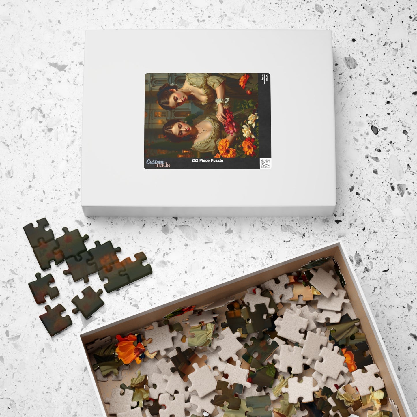 Jigsaw Puzzle, Victorian Women Garden Flowers, 110-1014 Piece - Fun Family Activity, Relaxing Hobby, Educational Game, Challenging Pastime, Puzzle The Puzzle Chest