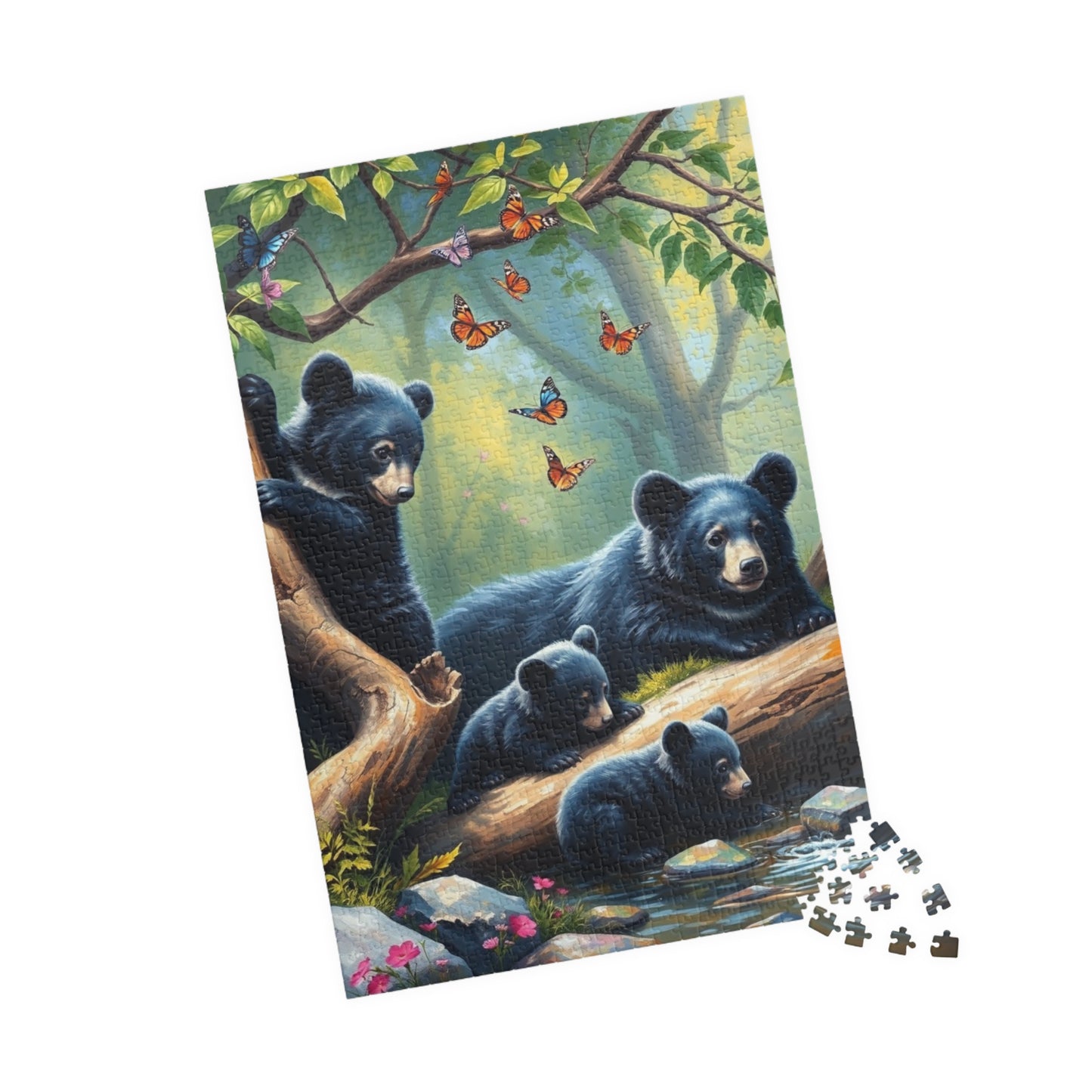 Bear Family Puzzle, Nature Themed Jigsaw for Adults, Wildlife Gift for Nature Lovers, Family Activity, Home Decor Puzzle, Creative Hobby Puzzle The Puzzle Chest