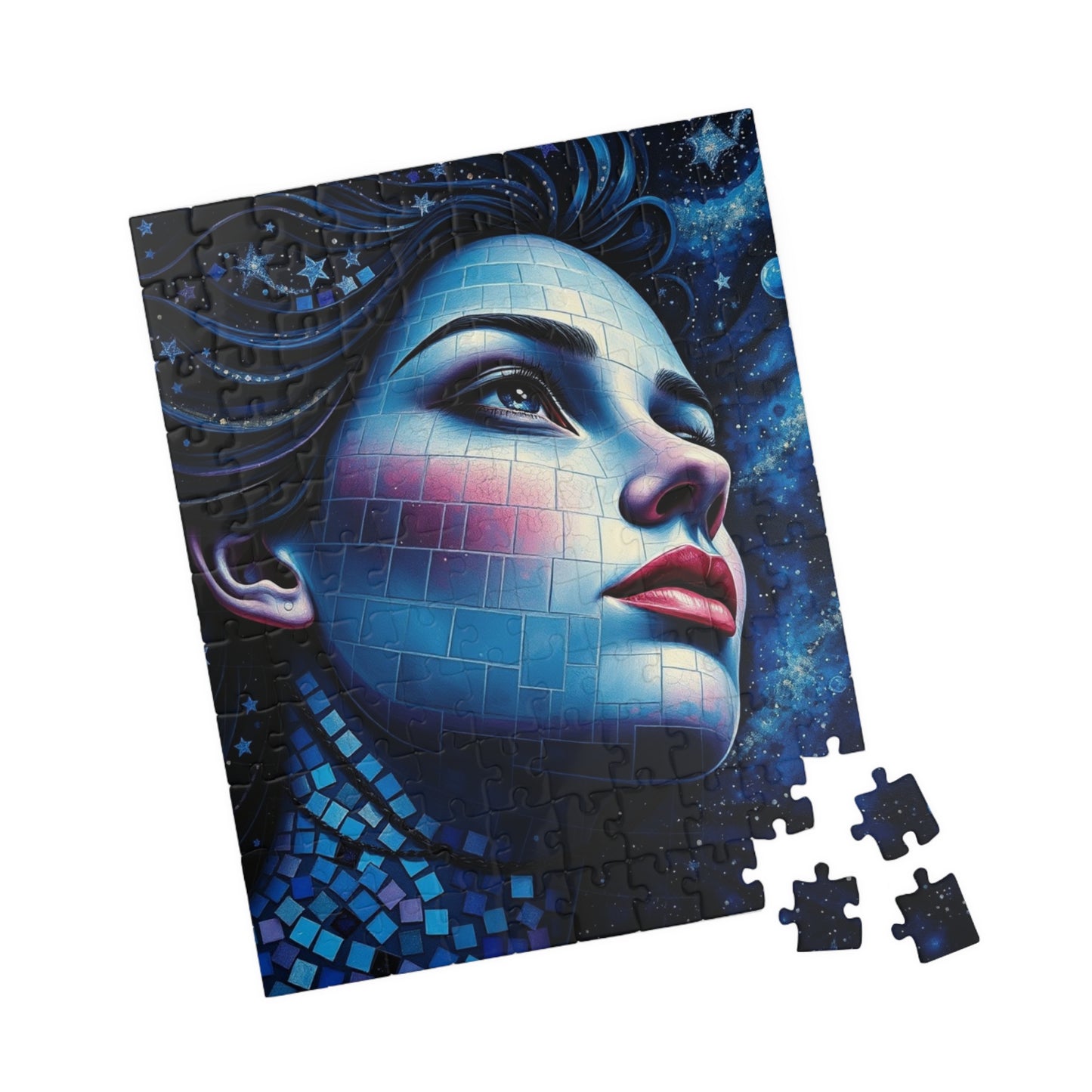 Mystical Woman Mosaic Jigsaw Puzzle, 110-1014 Pieces, Unique Puzzle Artwork, Perfect Gift for Art Lovers, Relaxation, Family Game Night Puzzle The Puzzle Chest