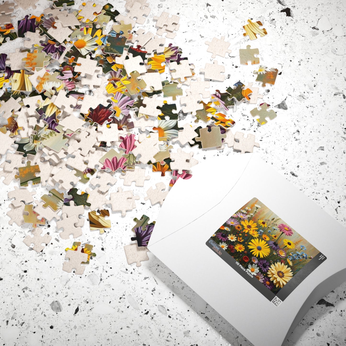 Floral Jigsaw Puzzle - Natures Bouquet, Flower Game for Adults, Nature Lover Gift, Mindful Home Activity, Game for Family Night, Puzzle Fan Puzzle The Puzzle Chest