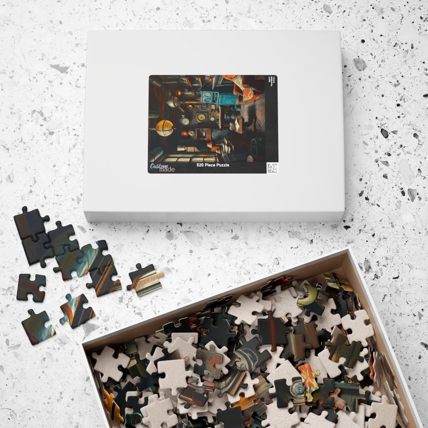 Cozy Steampunk Home Office Puzzle - 110, 252, 520, 1014-piece, Perfect for Family Night, Unique Gift for Puzzle Lovers, Relaxing Activity Puzzle The Puzzle Chest