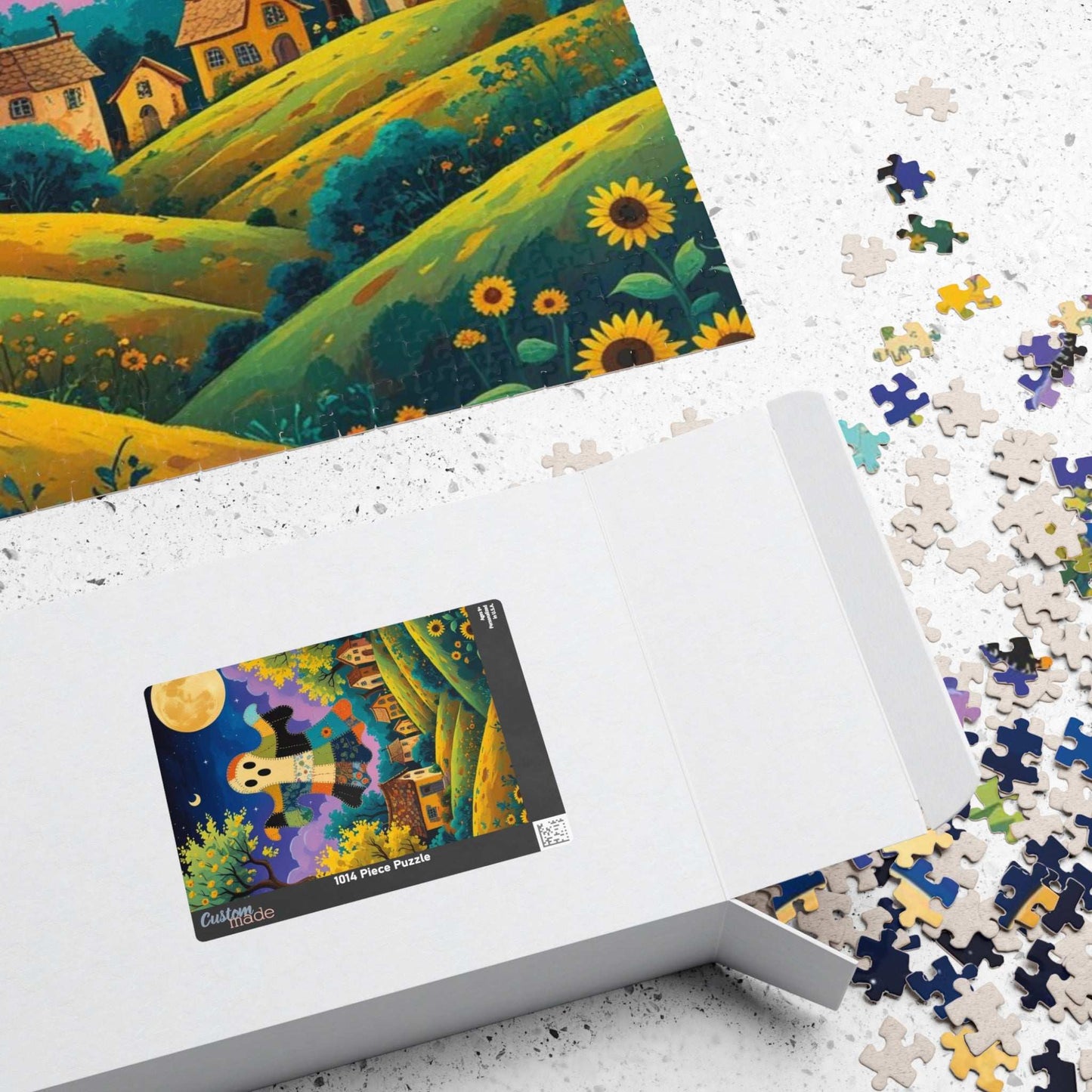 Haunted Village Halloween Jigsaw Puzzle