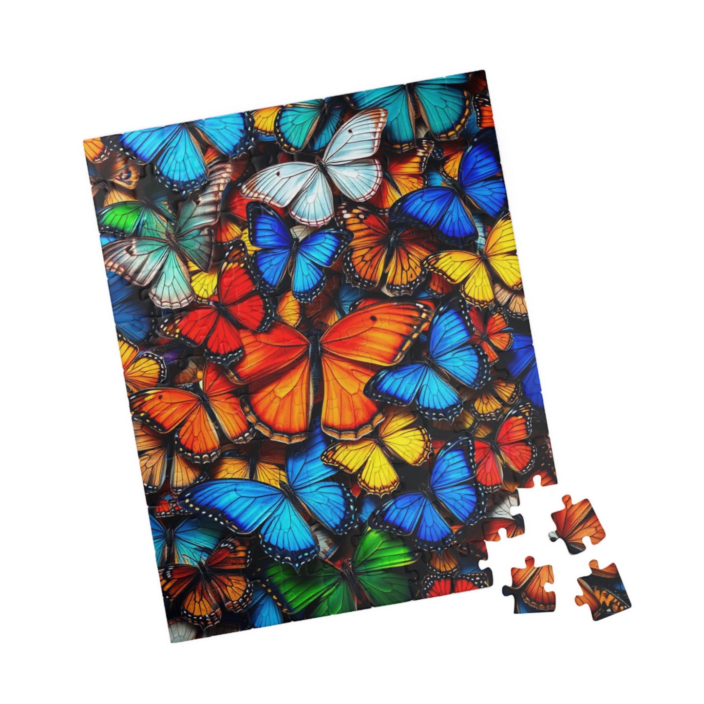 Chaotic Butterfly Collage Puzzle Jigsaw for Nature Lovers, Perfect Gift for Entomology Puzzle Lovers, Family Fun, Creative Hobby, Mental Exercise Puzzle The Puzzle Chest