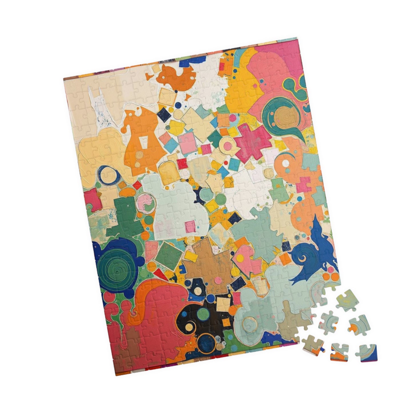 Colorful Abstract Jigsaw Puzzle for Unique Adult Gift Puzzle The Puzzle Chest