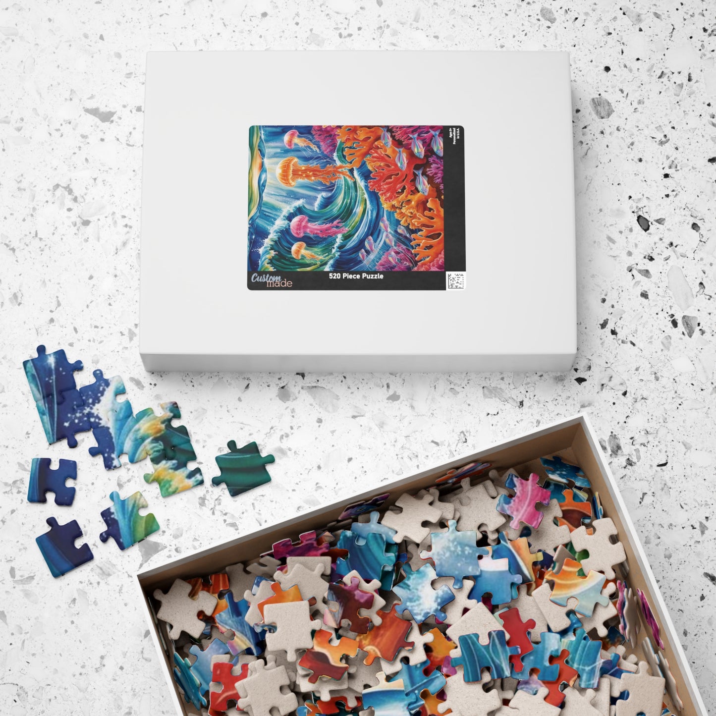 Trippy Ocean Jigsaw Puzzle, Surreal Underwater World 110 252 520 1014-Piece Artwork, Home Decor, Relaxing Family Activity, Puzzle Lover Gift Puzzle The Puzzle Chest