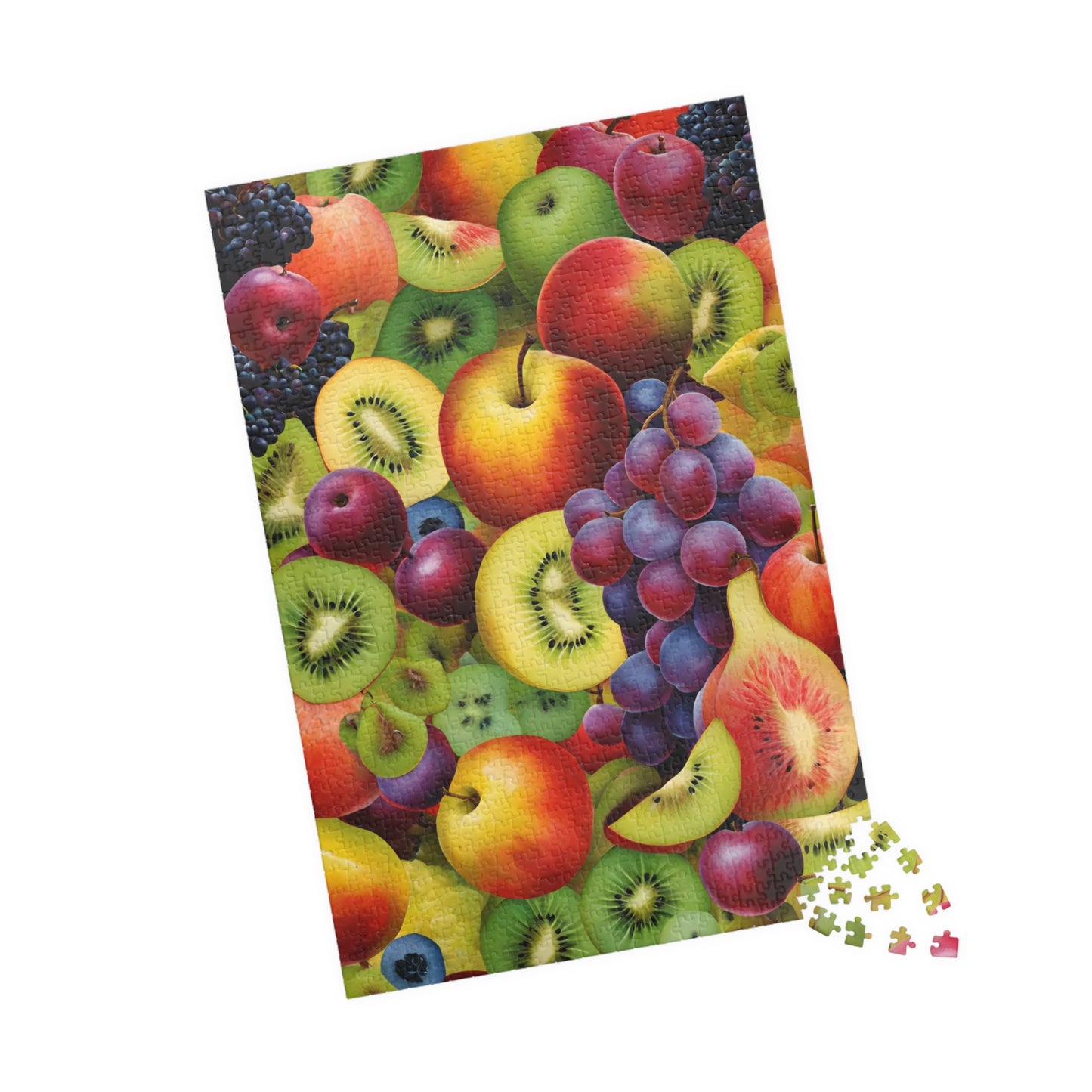 Chaotic Fruit Jigsaw Puzzle - Colorful Collage, 110 252 520 1014 Piece, Fruit Lover Gift for Friends, Family Activity, Creative Hobby Puzzle The Puzzle Chest