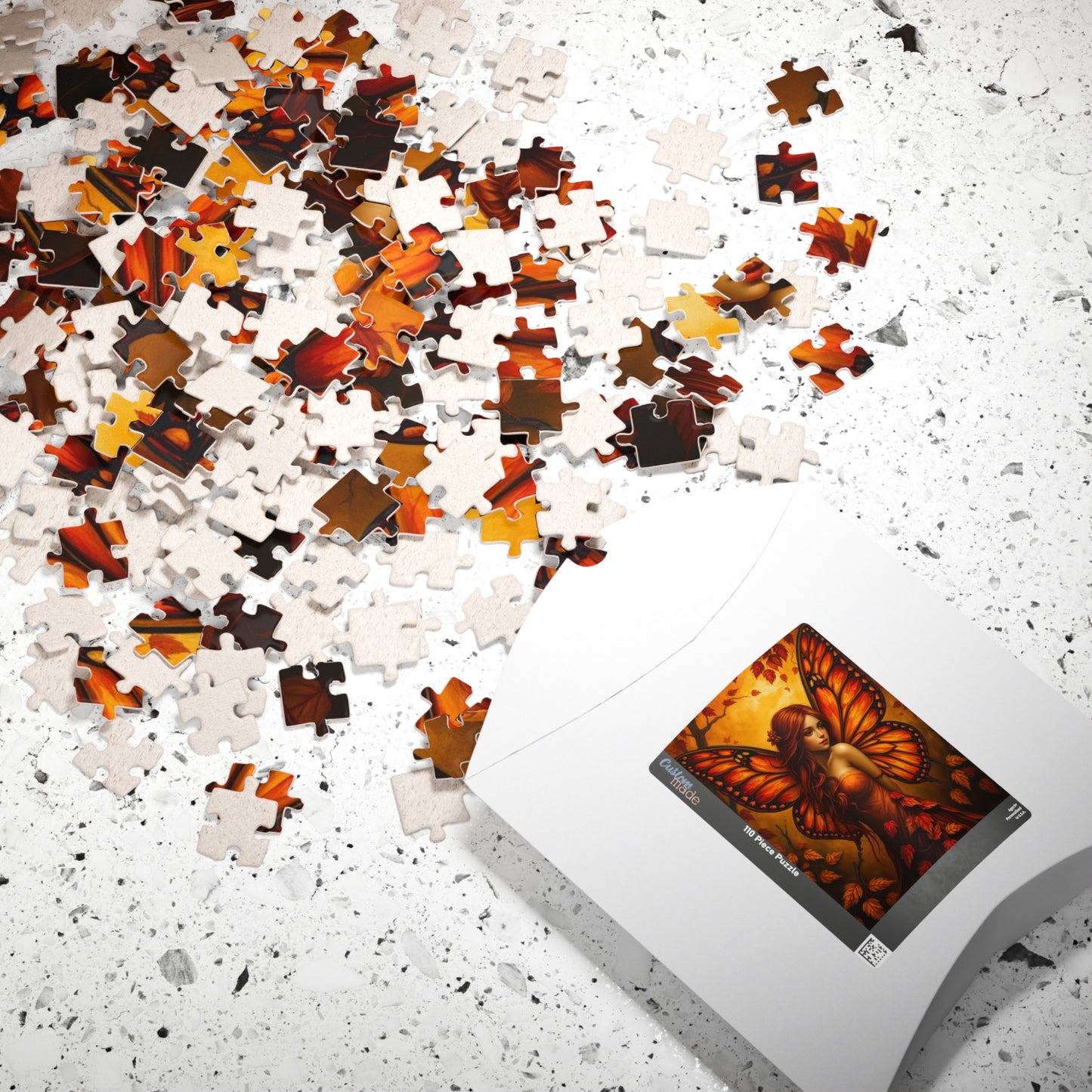 Autumn Spirit Fairy Puzzle, Enchanting Mystical Artwork for Puzzle Lover, Ideal Gift for Holiday, Collectible Art, Mindful Relaxing Activity Puzzle The Puzzle Chest