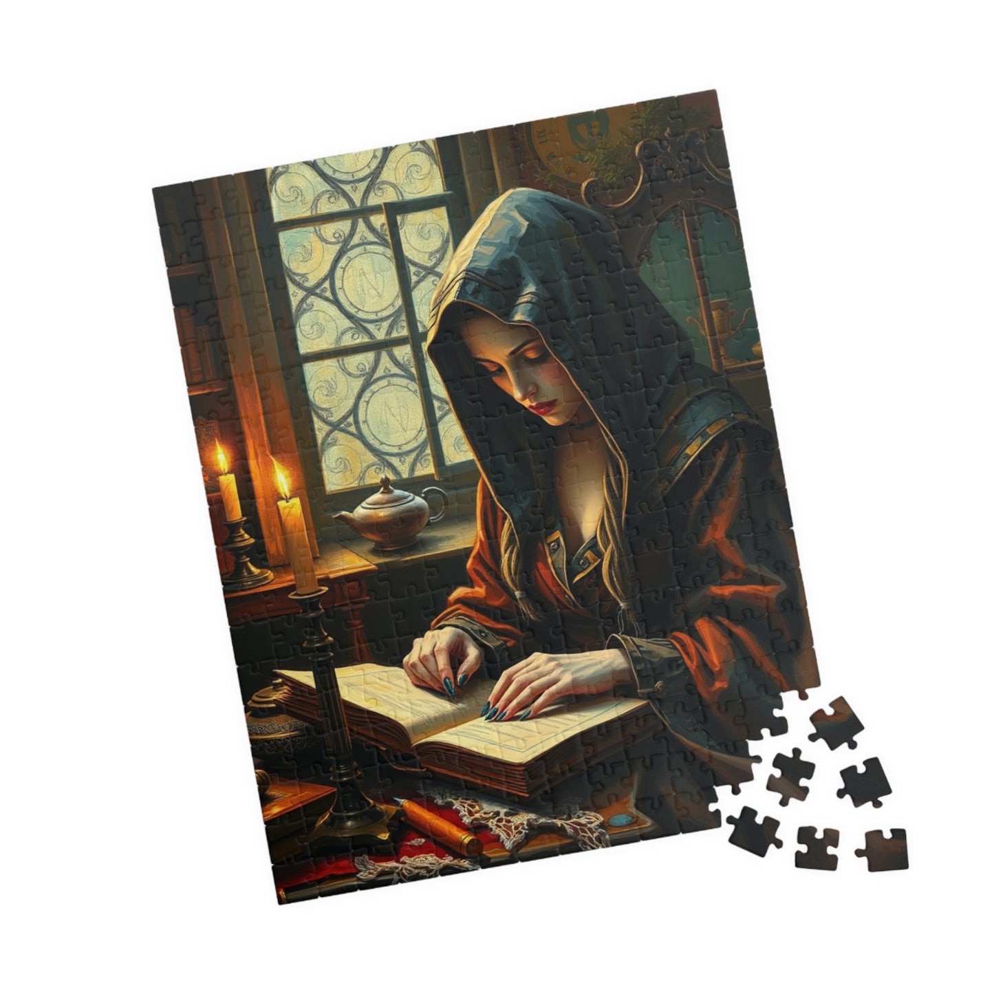 Mystical Gothic Art Puzzle, 110-1014 Piece Study Room Scene, Jigsaw Game for Relaxation, Ideal Gift for Puzzle Lovers, Entertaining Pastime Puzzle The Puzzle Chest