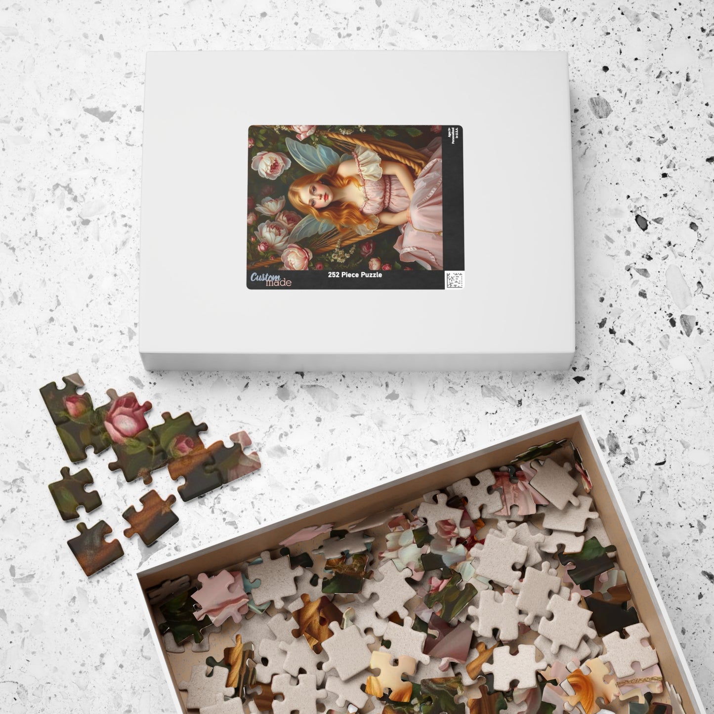Hammock in Bloom Fairy-Themed Jigsaw Puzzle, Enchanting Artwork Game, Fantasy Gift for Puzzle Lover, Fun Family Solo Activity, Brain Teaser Puzzle The Puzzle Chest