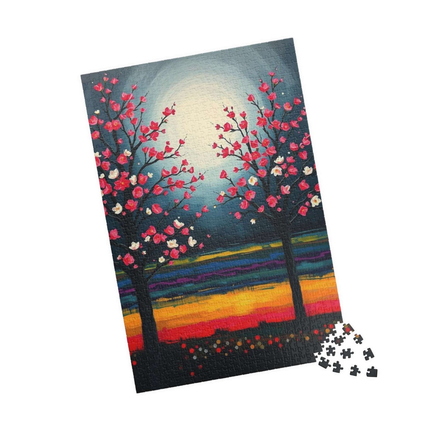 Colorful Landscape Jigsaw Puzzle, Home Activity, Gift for Nature Lover and Friends, Family Game Night Brain Teaser, Unique Wall Art Puzzle The Puzzle Chest