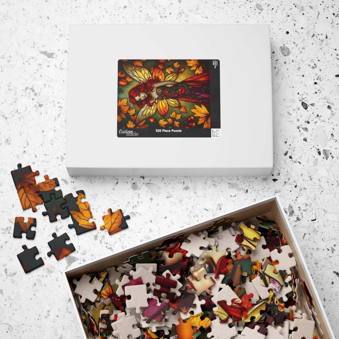 Autumn Fairy Tale Puzzle - Magical Artwork for Unique Home Decor, Gift for Puzzle Lovers, Family or Solo Activity, Brain Teaser