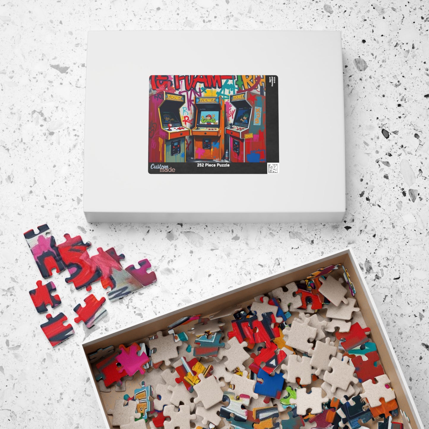 Arcade Nostalgia Puzzle - Pop Art Puzzle for Adults, Retro Gaming, Ideal for Game Lovers, Family Fun, Birthday Gifts, Home Entertainment Puzzle The Puzzle Chest