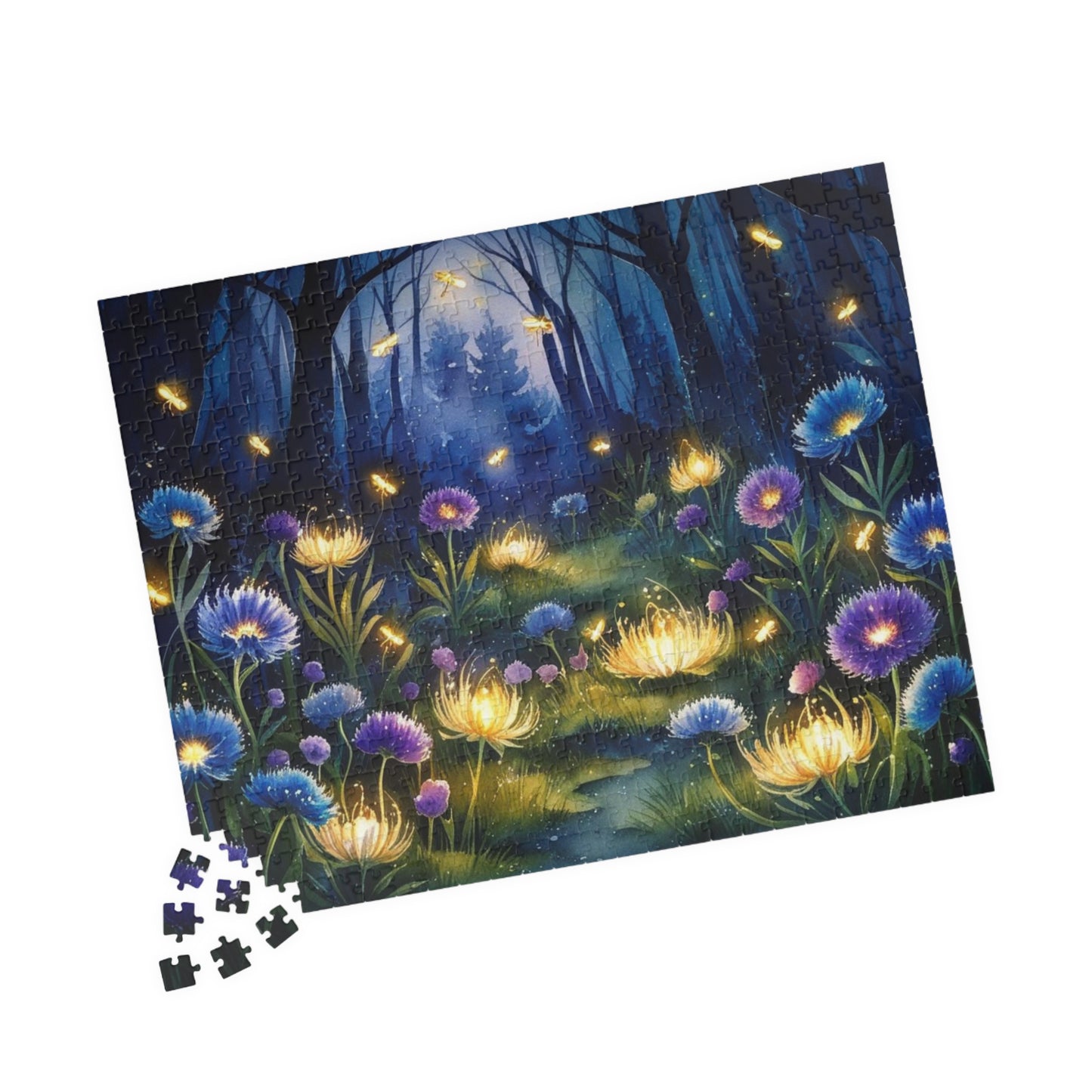 Enchanting Floral Jigsaw Puzzle, Perfect for Nature Lovers, Family Game Night, Gifts, Quiet Home Entertainment, Cozy Evenings Puzzle The Puzzle Chest