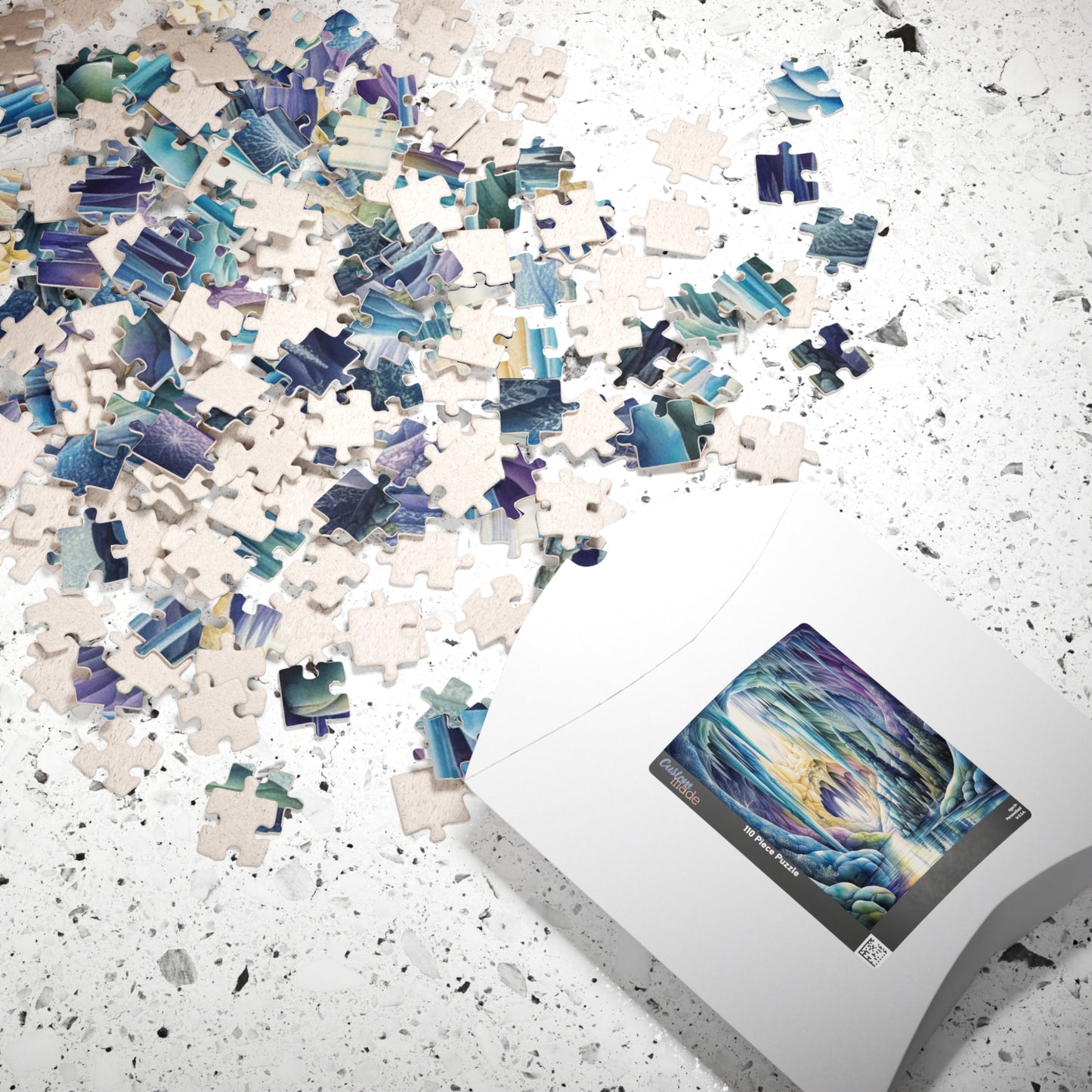 Ice Cave Trippy Puzzle | 110-1014 Piece Fantasy Jigsaw Game for Adult | Challenging Puzzle Perfect for Cozy Night, Family Bonding, and Gifts Puzzle The Puzzle Chest