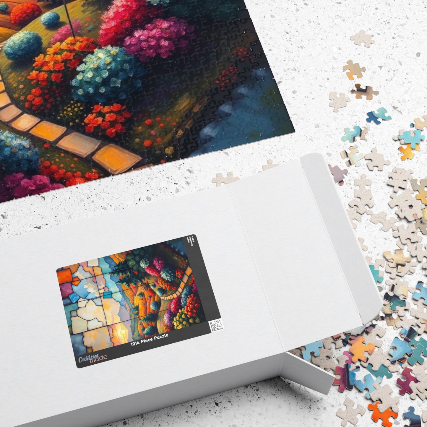Chromatic Vale Landscape Puzzle, 110-1014 Piece Adult Jigsaw, Scenic Nature Art, Gift for Puzzle Lover, Mindfulness Activity, Brain Teaser