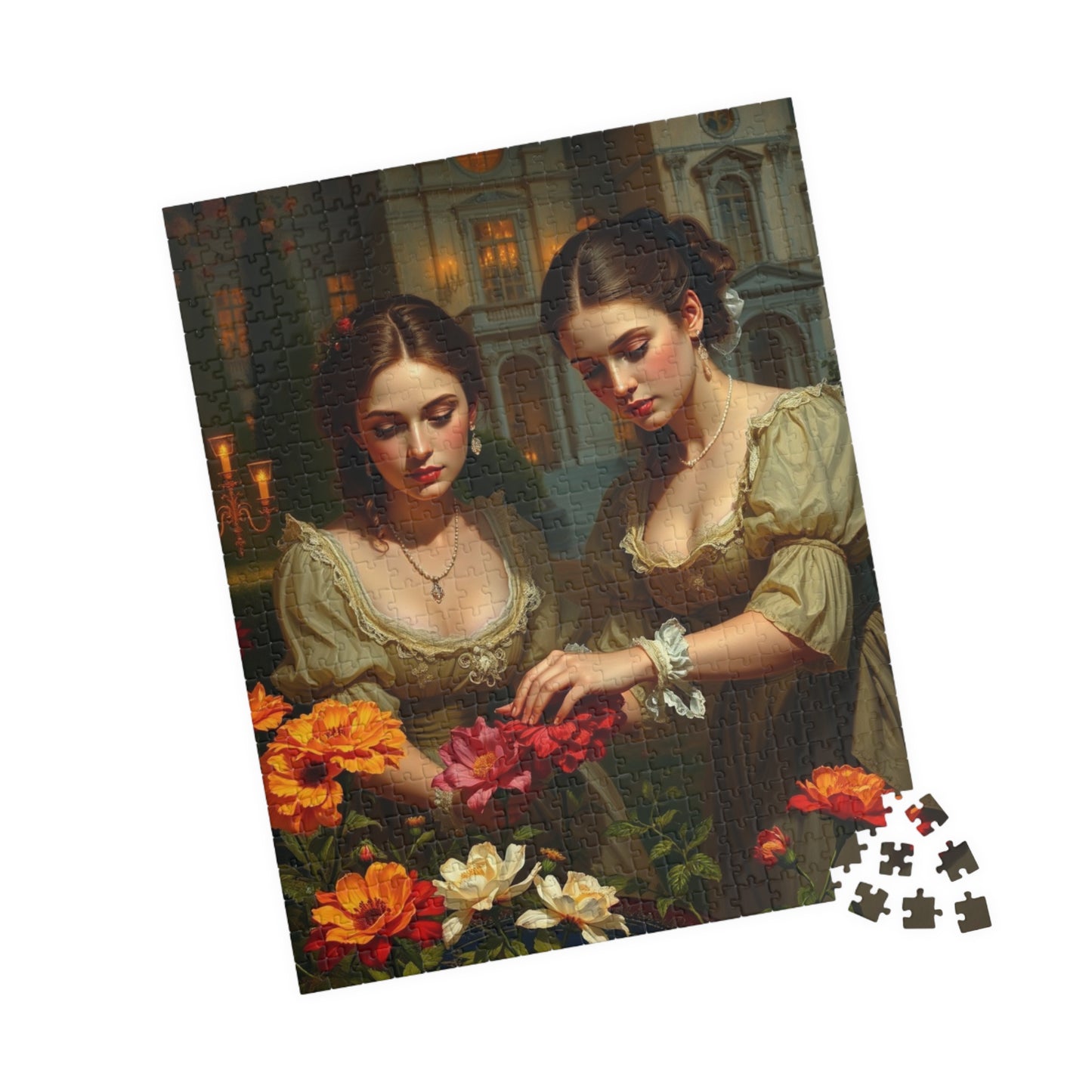 Jigsaw Puzzle, Victorian Women Garden Flowers, 110-1014 Piece - Fun Family Activity, Relaxing Hobby, Educational Game, Challenging Pastime, Puzzle The Puzzle Chest