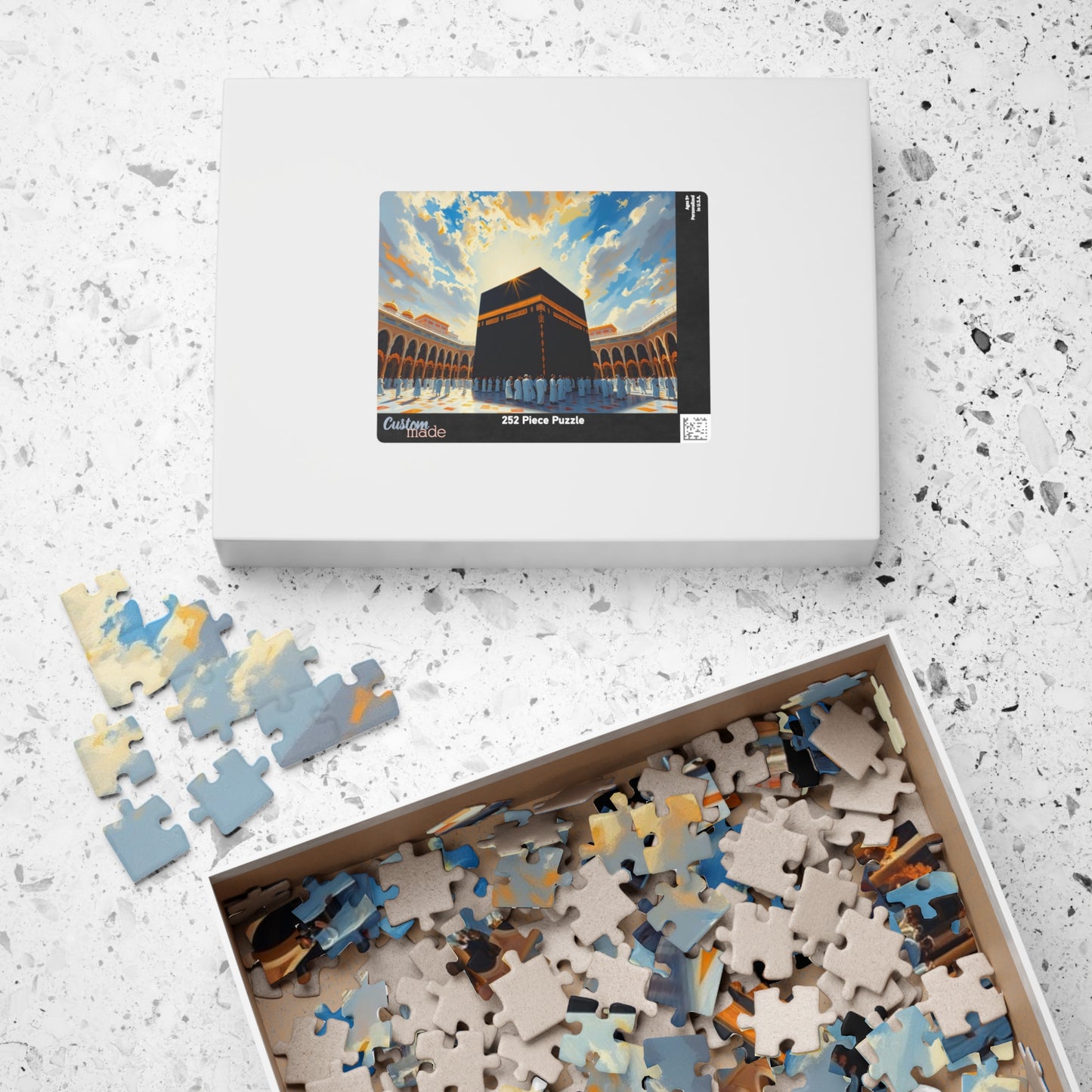 The Holy Kaaba in Mecca Puzzle, Famous Historical Religious Landmark, Islamic Faith-Based Jigsaw, Ramadan Eid Gift for Muslim Game Night Puzzle The Puzzle Chest
